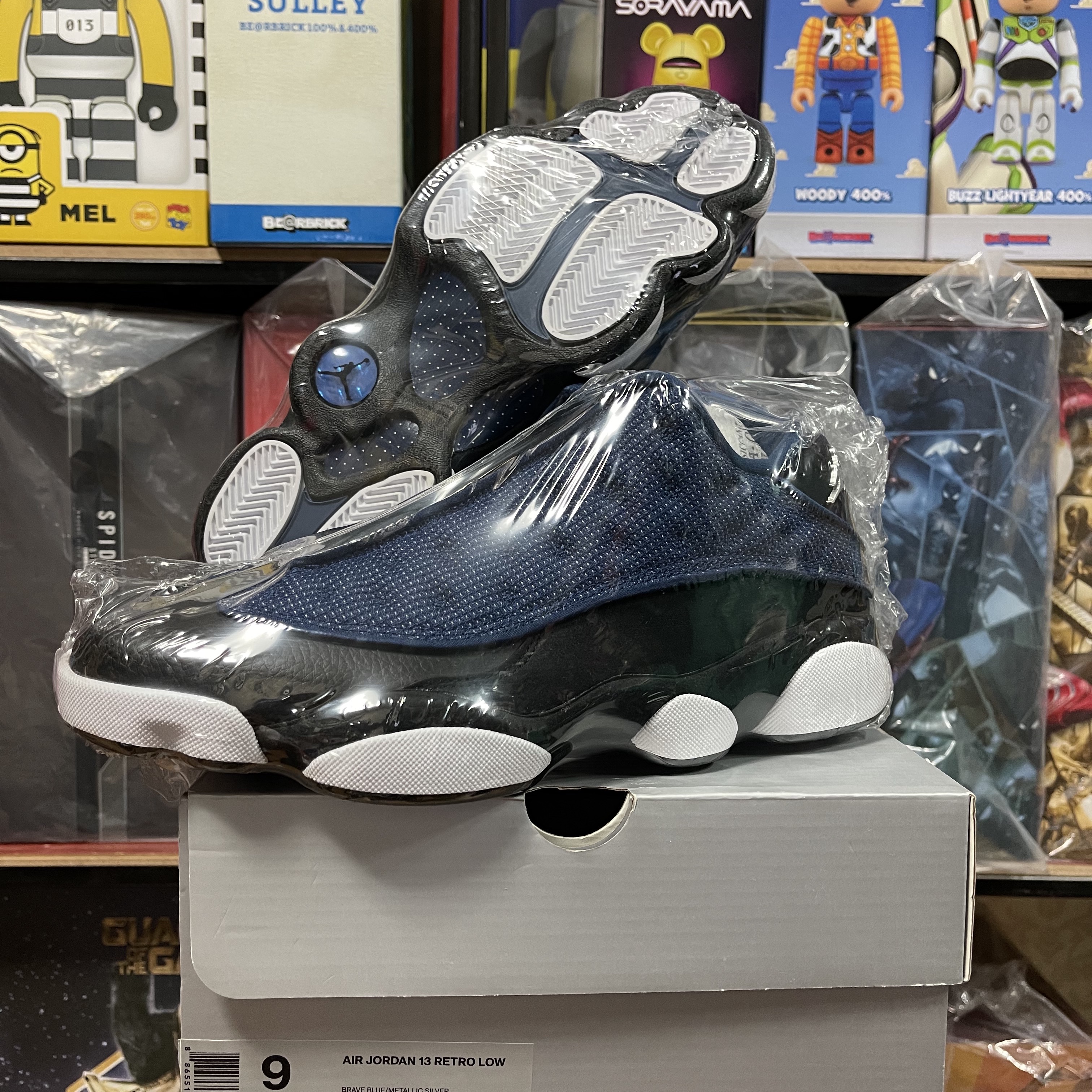 Jordan 13 Retro Low Brave Blue 착용 스타일 - 1