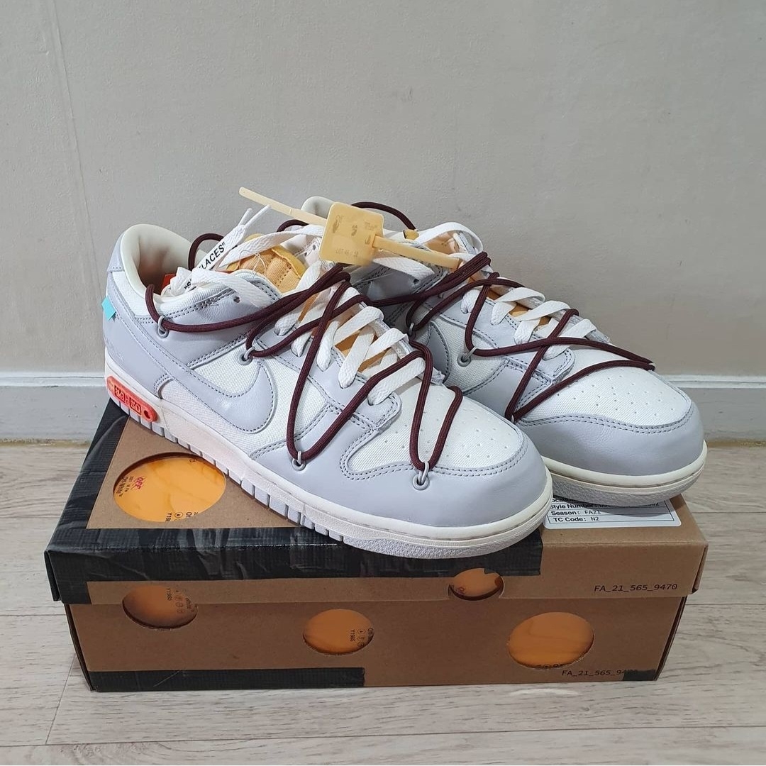 Nike x Off-White Dunk Low The 50 - Lot 46 착용 스타일