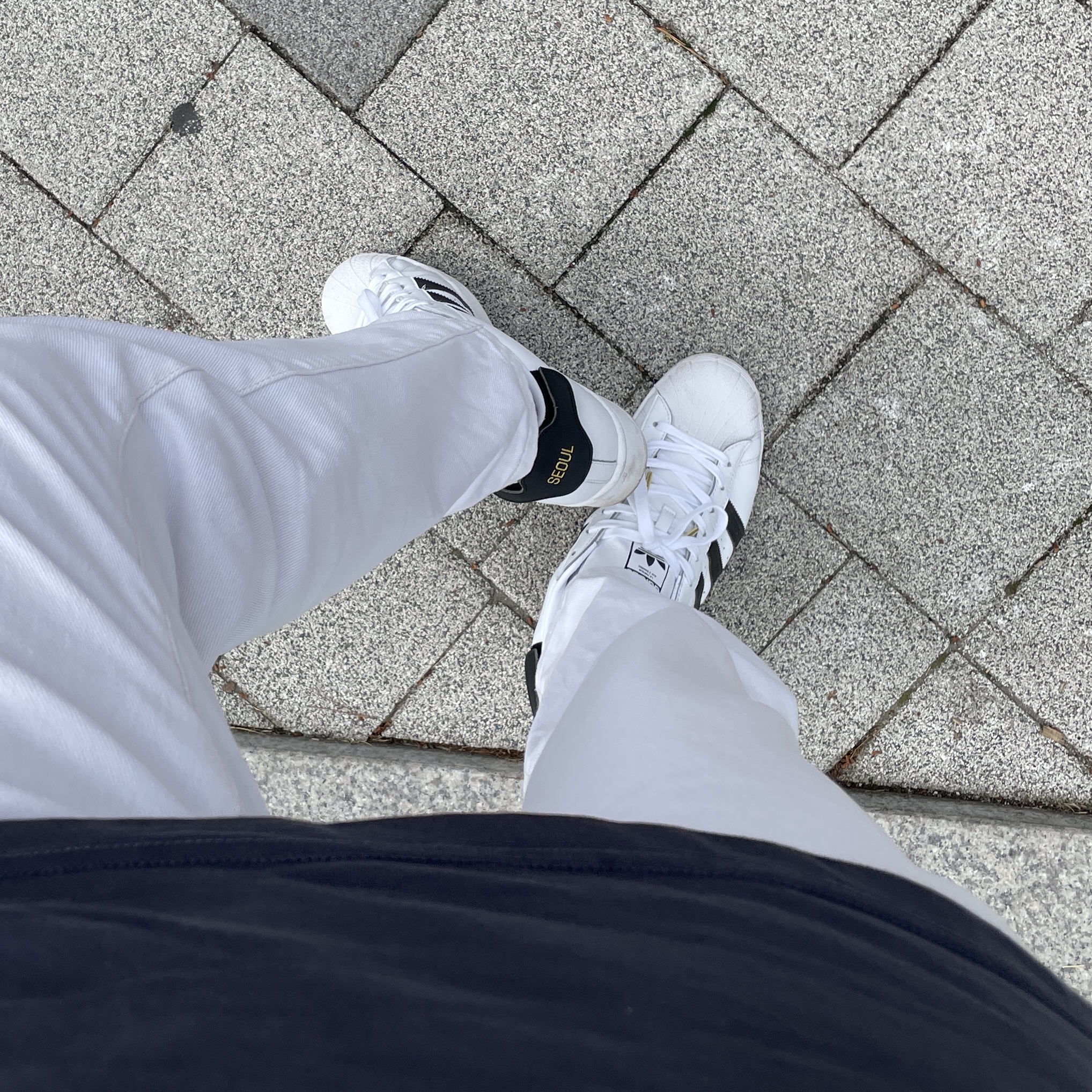 Adidas x Taegeukdang Superstar White Black, Adidas Superstar Seoul Pack 착용 스타일 - 5