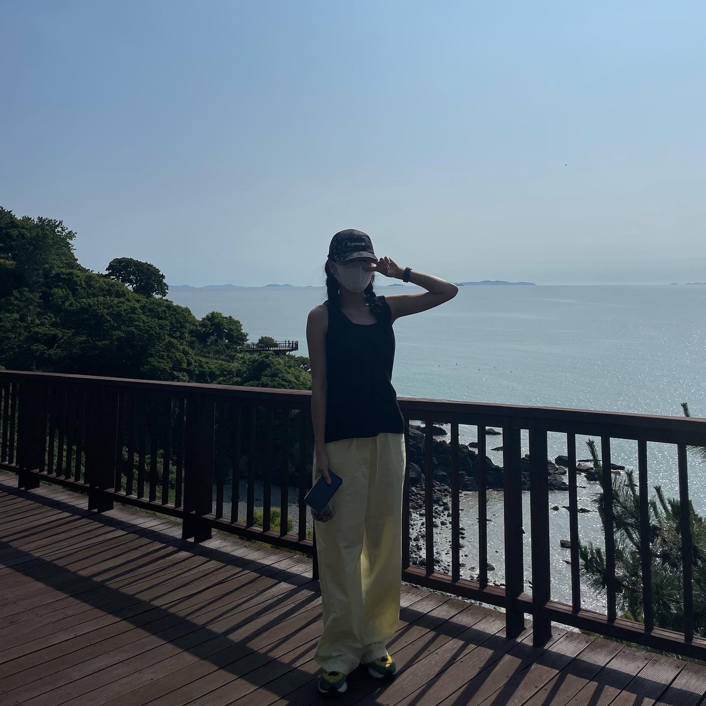 Supreme Bandana Camp Cap Black - 21SS, Nike x Sacai VaporWaffle Tour Yellow & Gorge Green Sail 착용 스타일