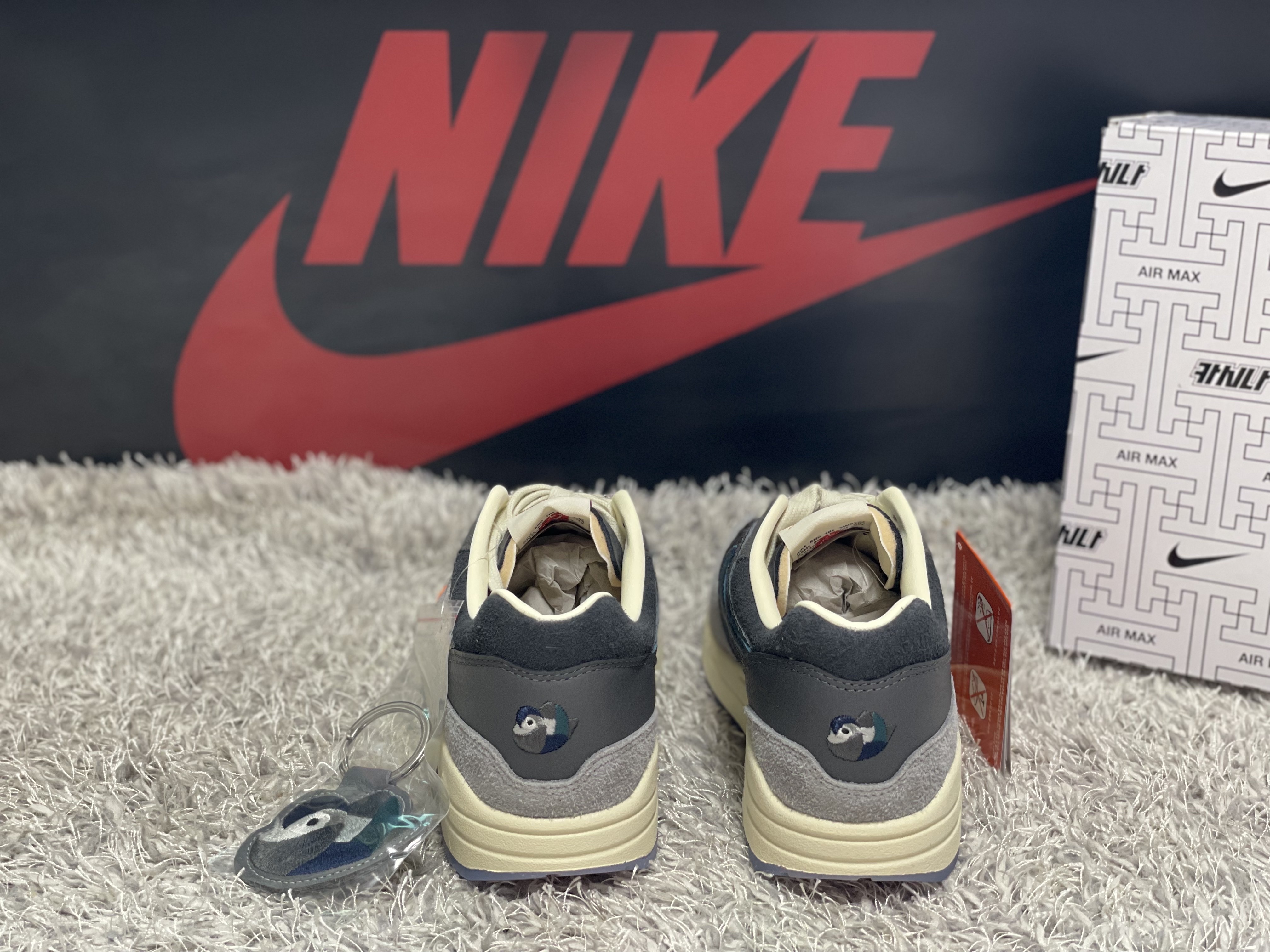 Nike x Kasina Air Max 1 SP Won-Ang Particle Grey 착용 스타일 - 3