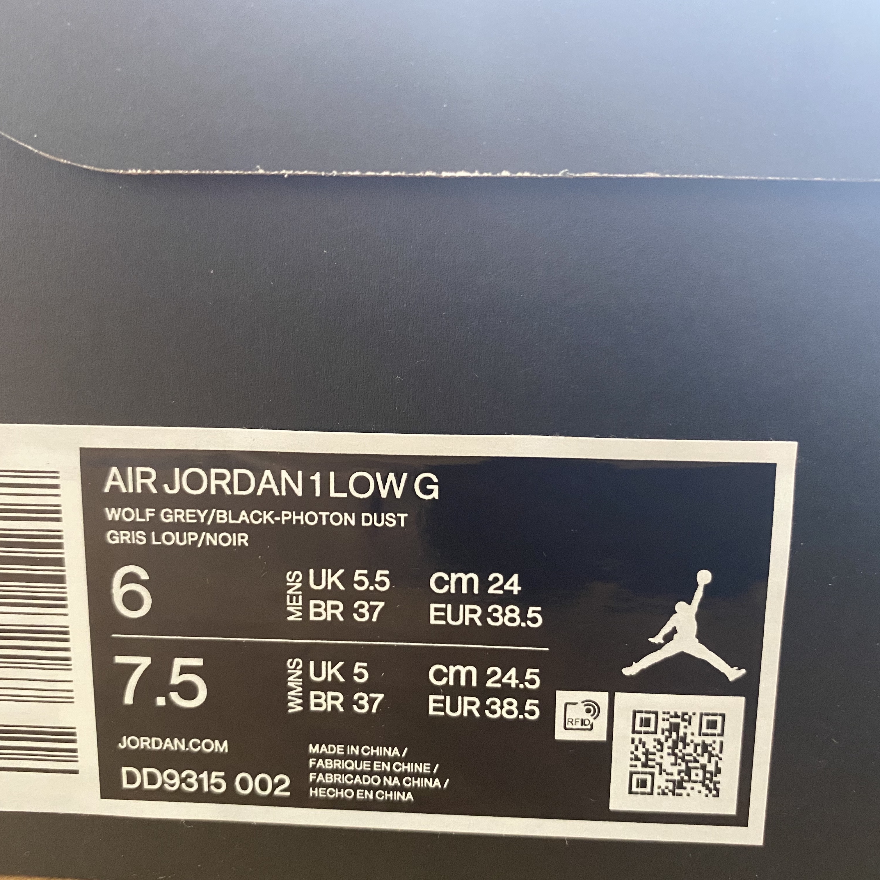 Jordan 1 Low Golf Wolf Grey 착용 스타일 - 4