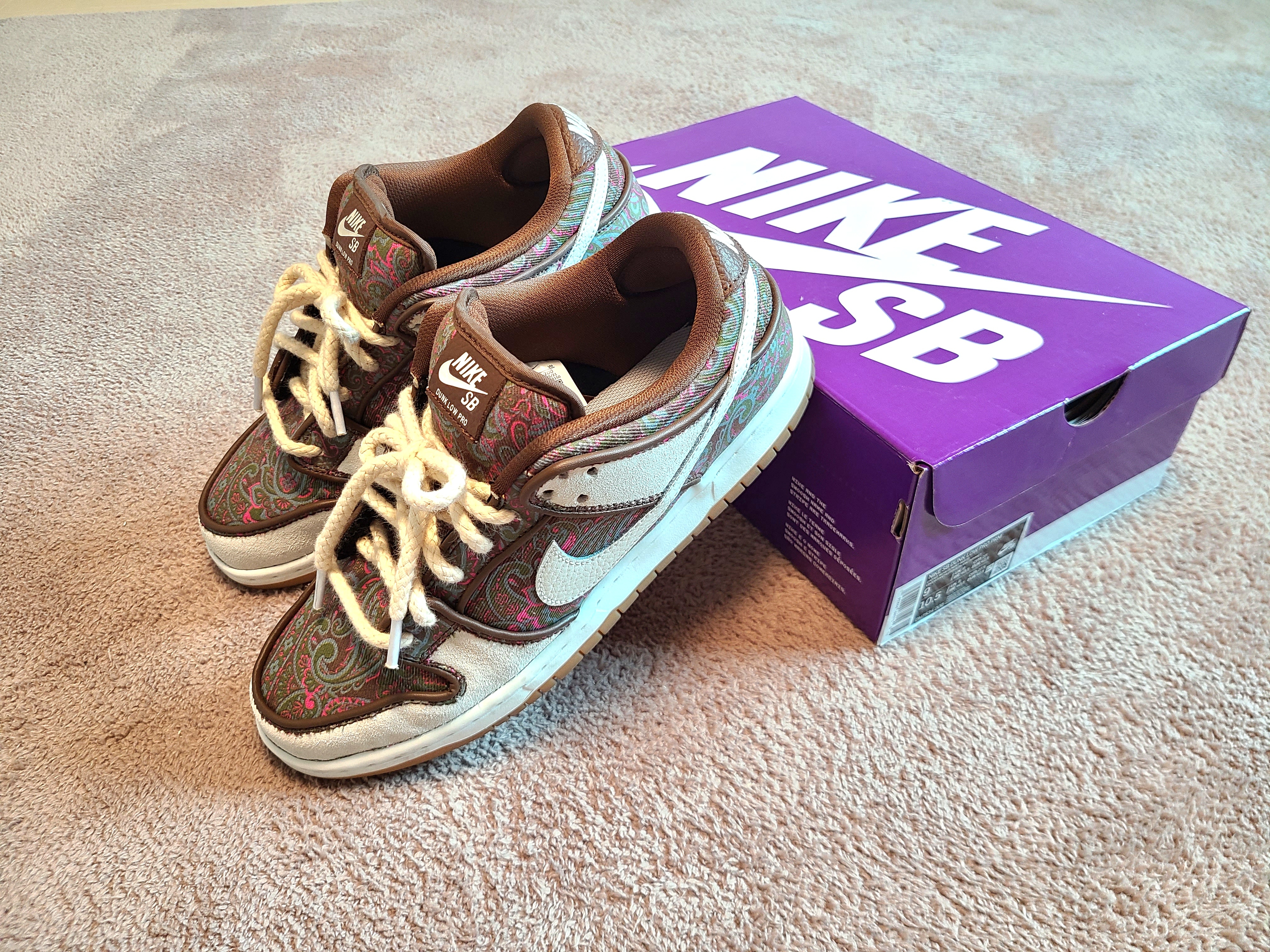 Nike SB Dunk Low Pro Premium Paisley 착용 스타일 - 1