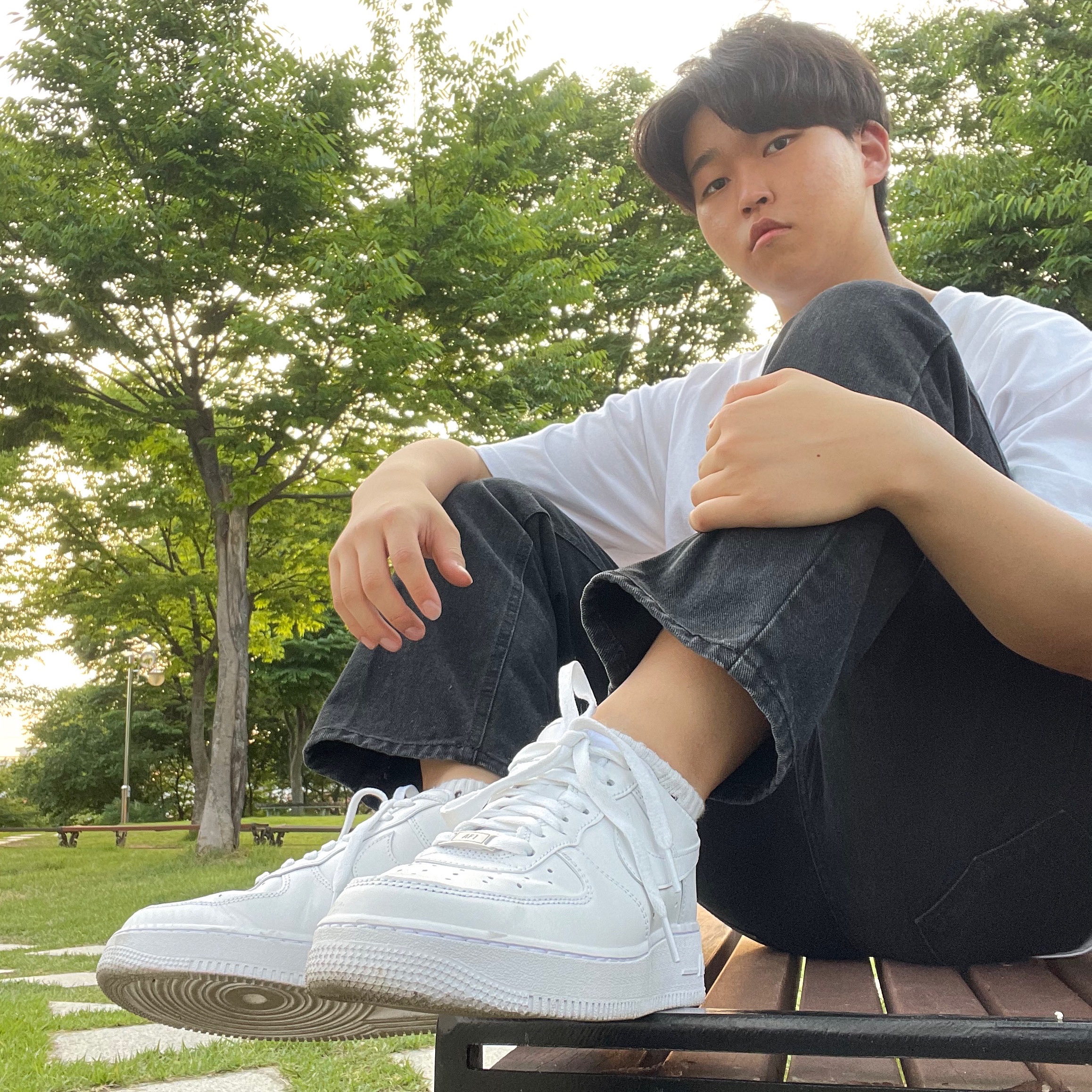 Nike Air Force 1 '07 Low White 착용 스타일
