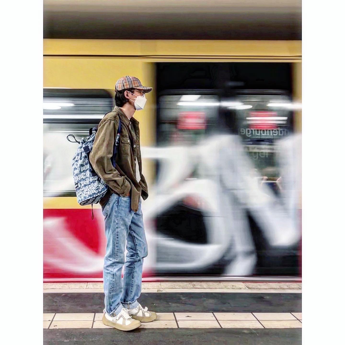 Supreme x Burberry Denim 6-Panel Beige - 22SS, Camper x Ader Error Proto-240-S Cinder German Shoes 착용 스타일 - 1