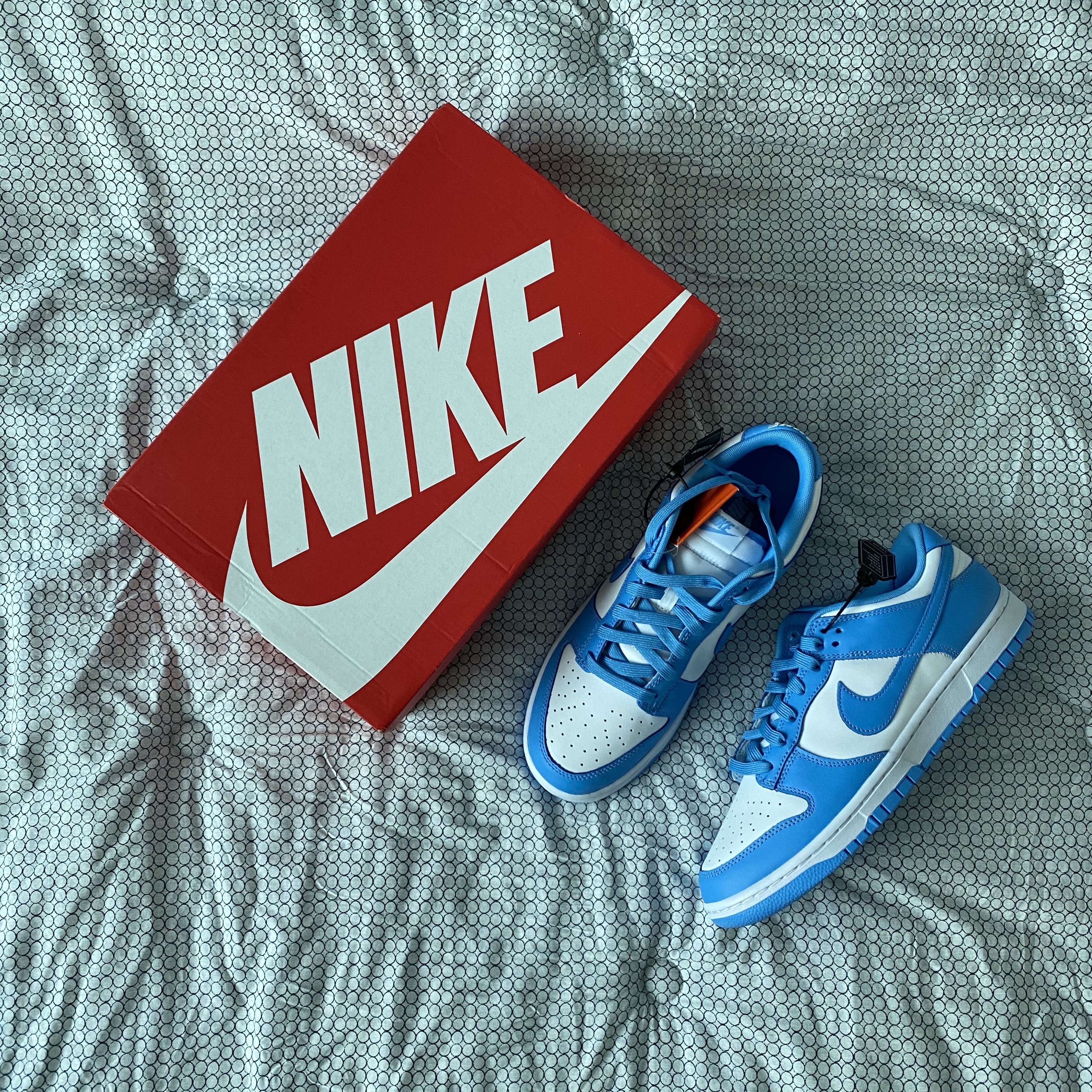 Nike Dunk Low Retro University Blue 착용 스타일