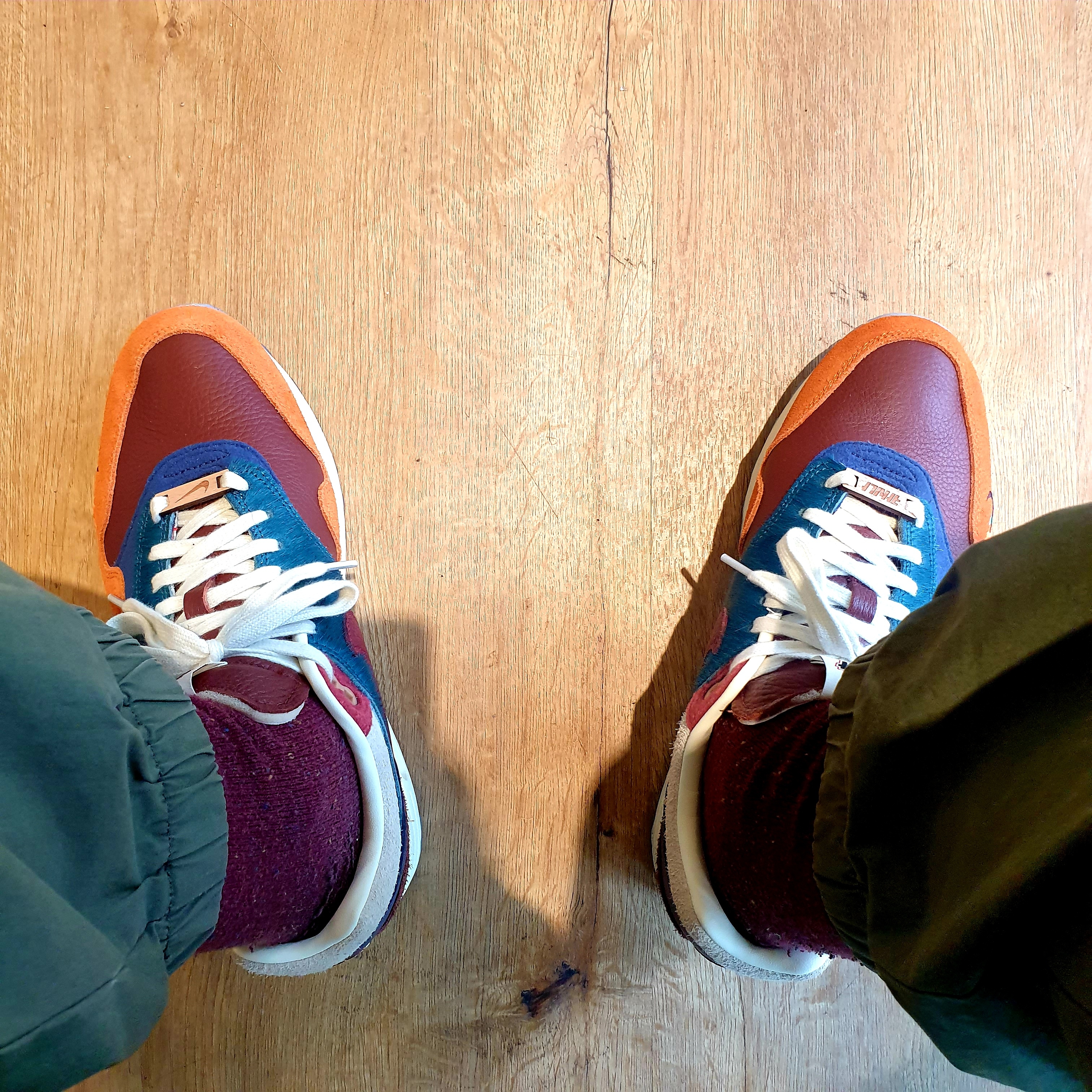 Nike x Kasina Air Max 1 SP Won-Ang Orange 착용 스타일