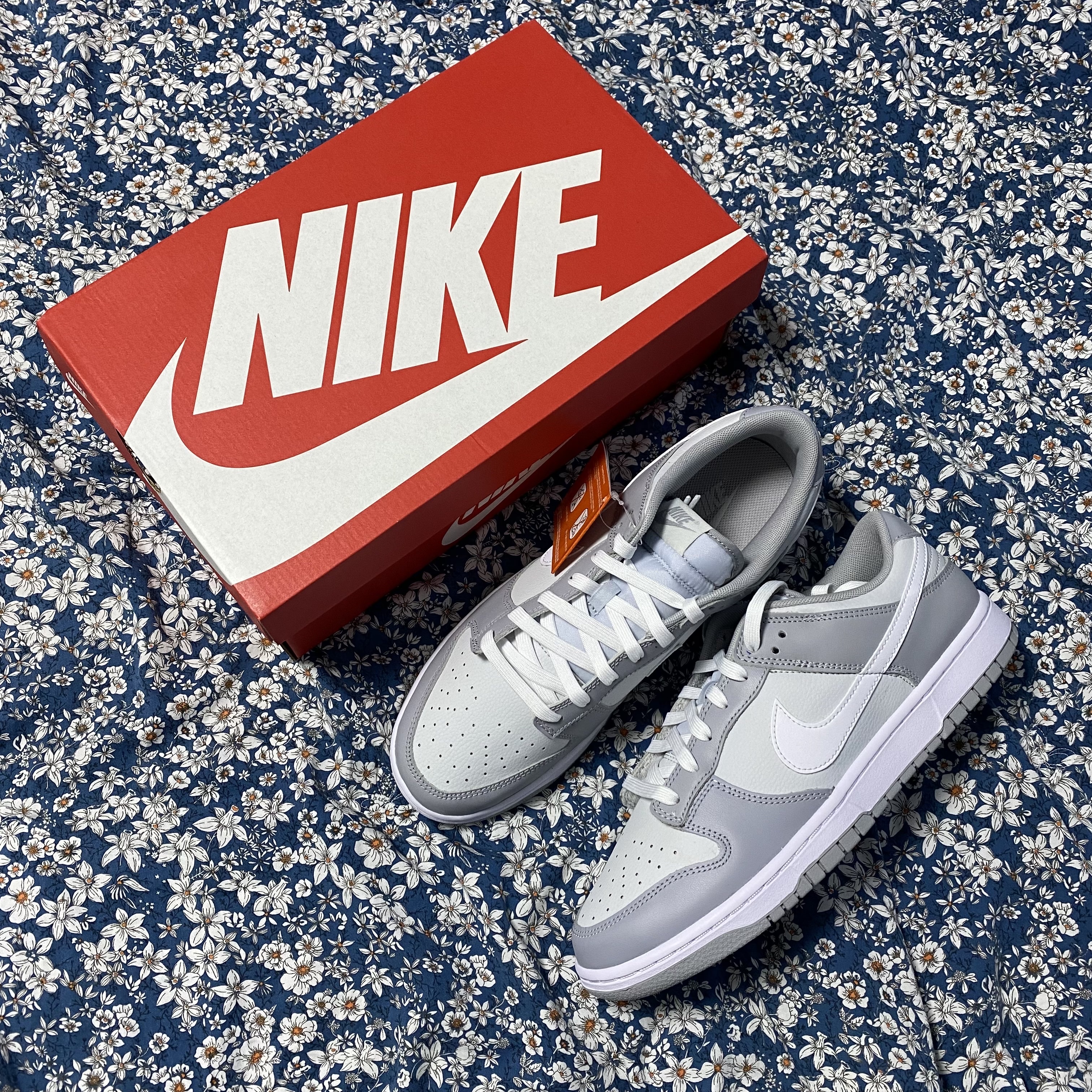 Nike Dunk Low Retro Wolf Grey 착용 스타일