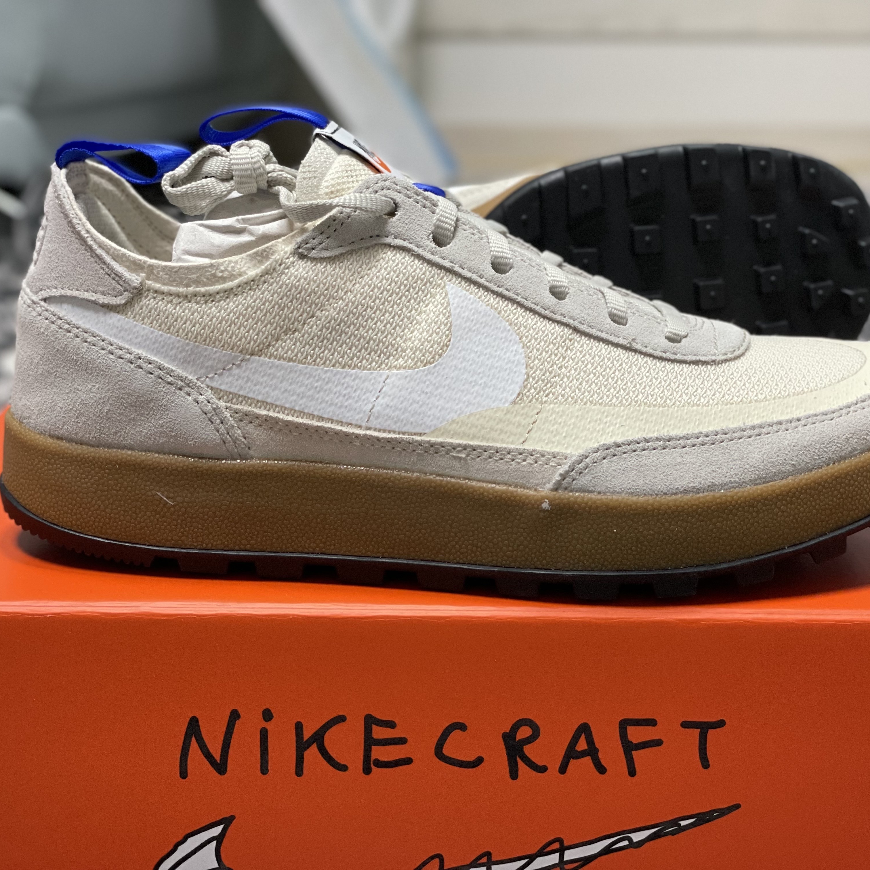 Nike x Tom Sachs General Purpose Shoe Light Cream 착용 스타일 - 3