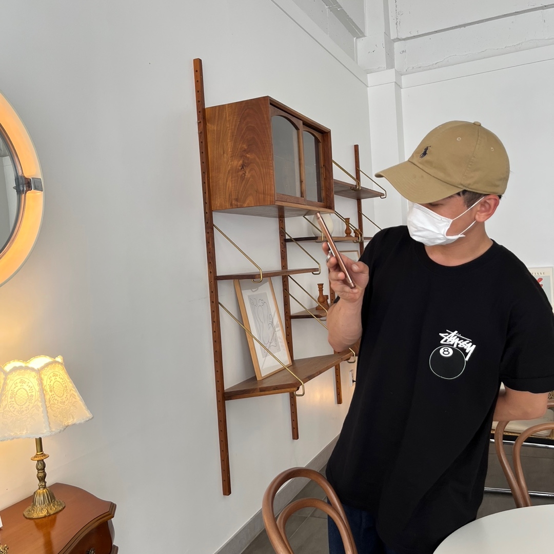 Stussy 8 Ball T-Shirt Black - 22SS 착용 스타일