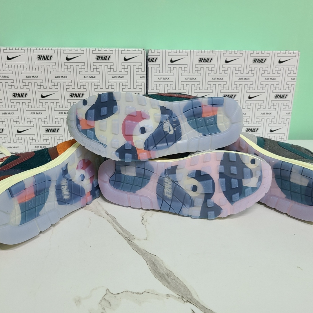 Nike x Kasina Air Max 1 SP Won-Ang Particle Grey, Nike x Kasina Air Max 1 SP Won-Ang Orange 착용 스타일 - 5