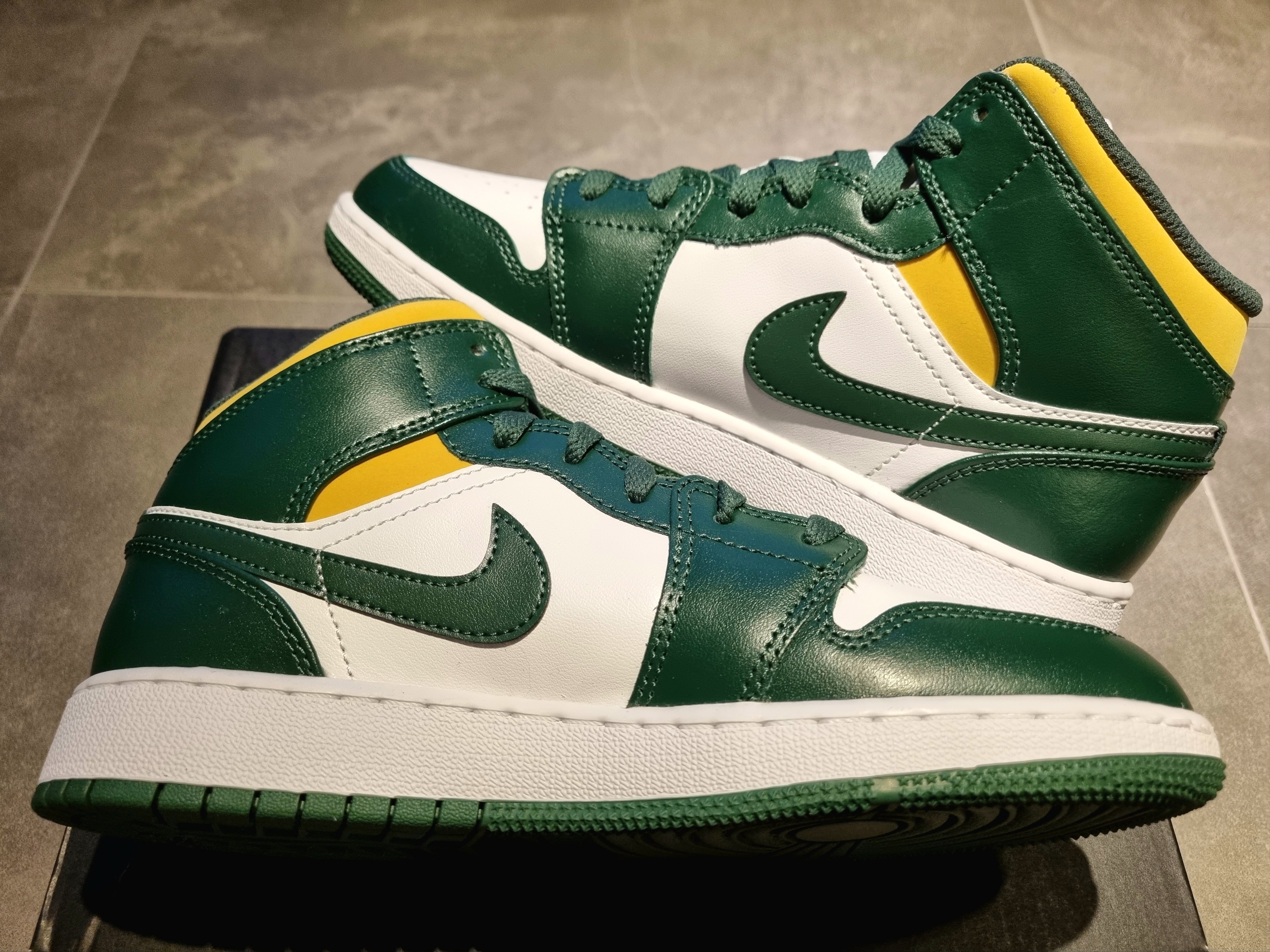 (GS) Jordan 1 Mid Sonics 2021 착용 스타일 - 3