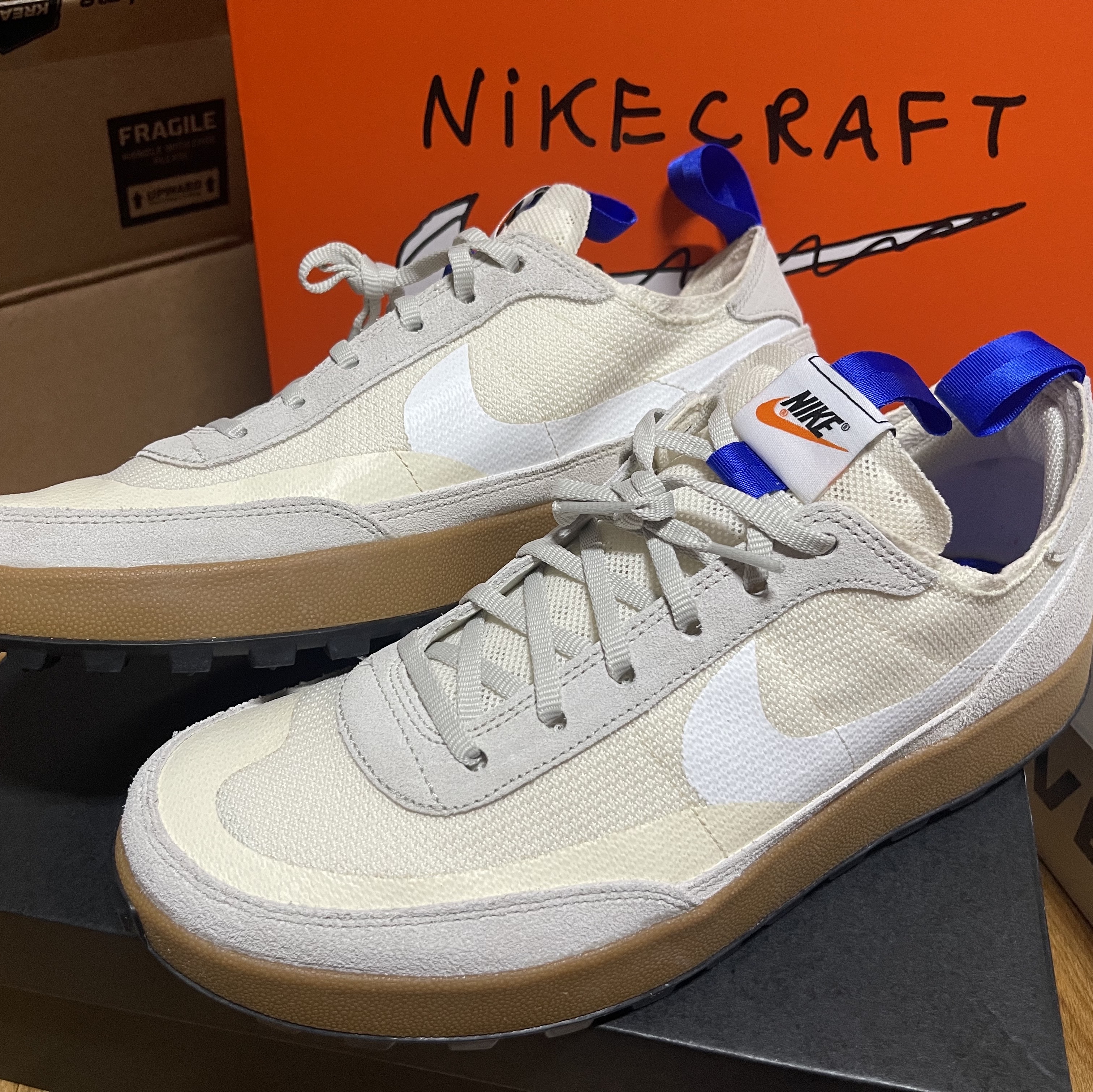 Nike x Tom Sachs General Purpose Shoe Light Cream 착용 스타일
