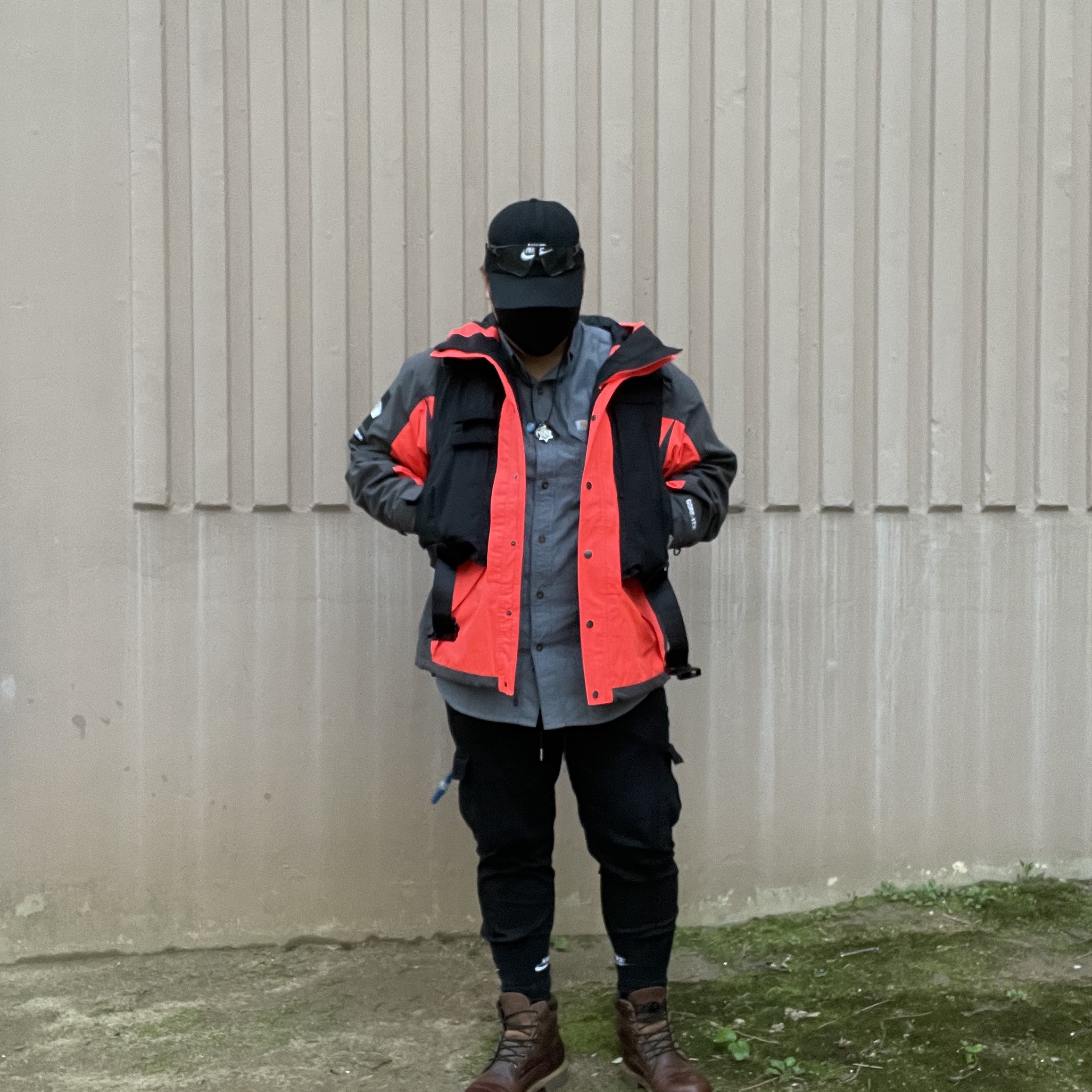 Supreme x The North Face RTG Jacket + Vest Red - 20SS 착용 스타일