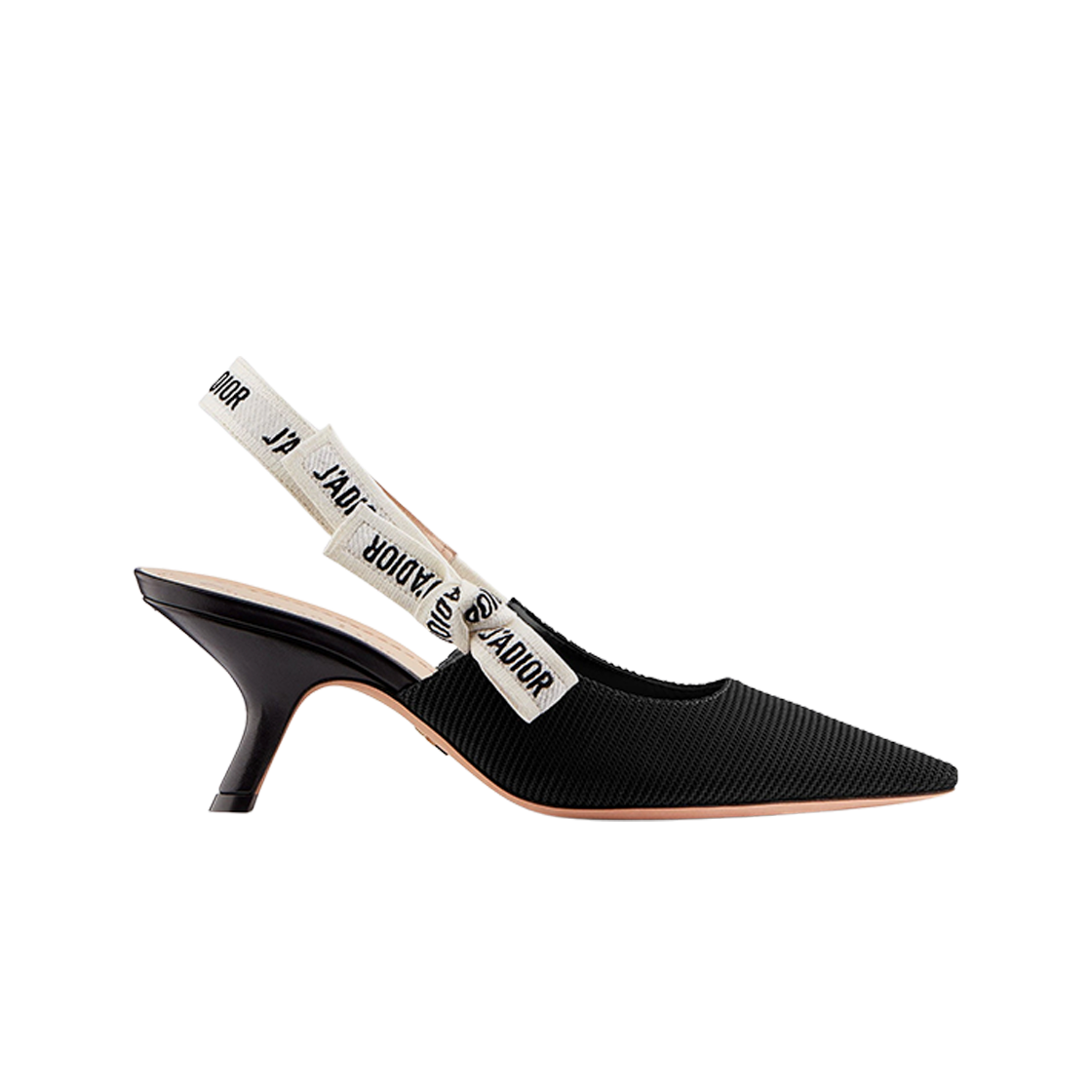 KDC200TFL-S900/KCC200TFL-S900 (W) Dior J'adior Slingback Pumps Technical Fabric Black