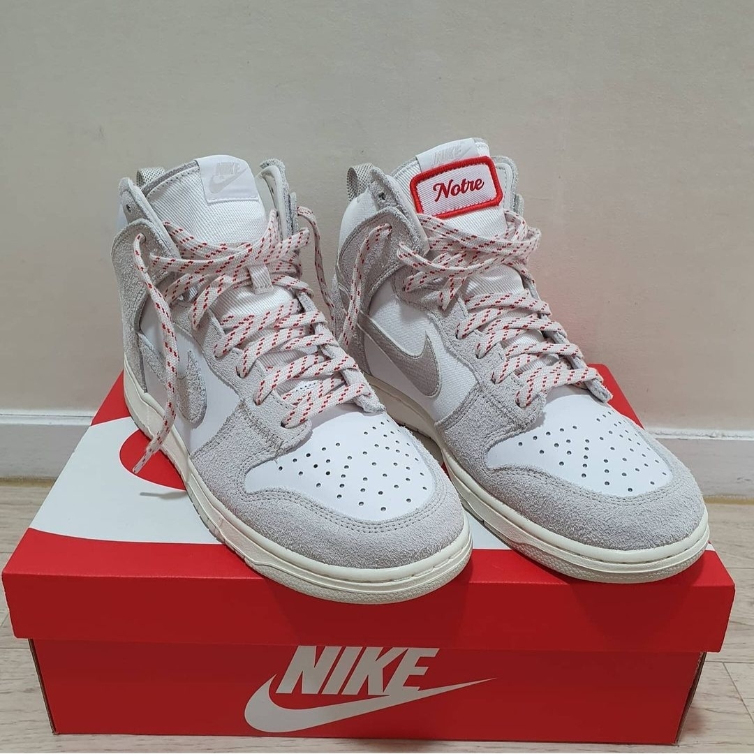 Nike x Notre Dunk High Light Orewood Brown 착용 스타일