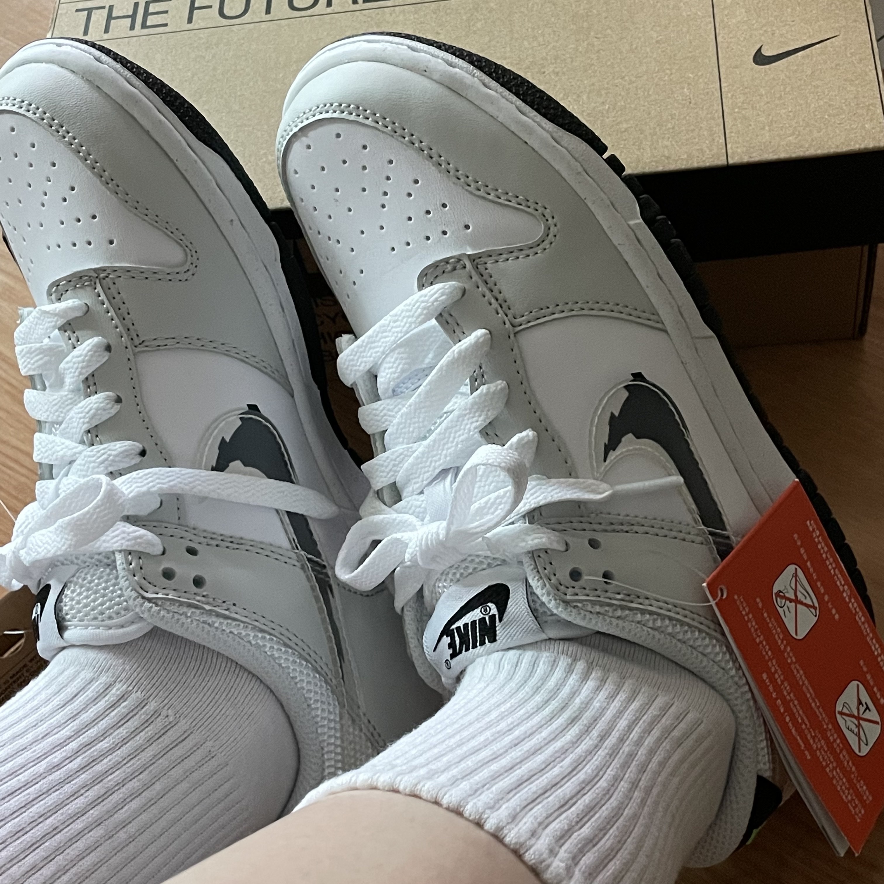 (GS) Nike Dunk Low Photon Dust 착용 스타일 - 2