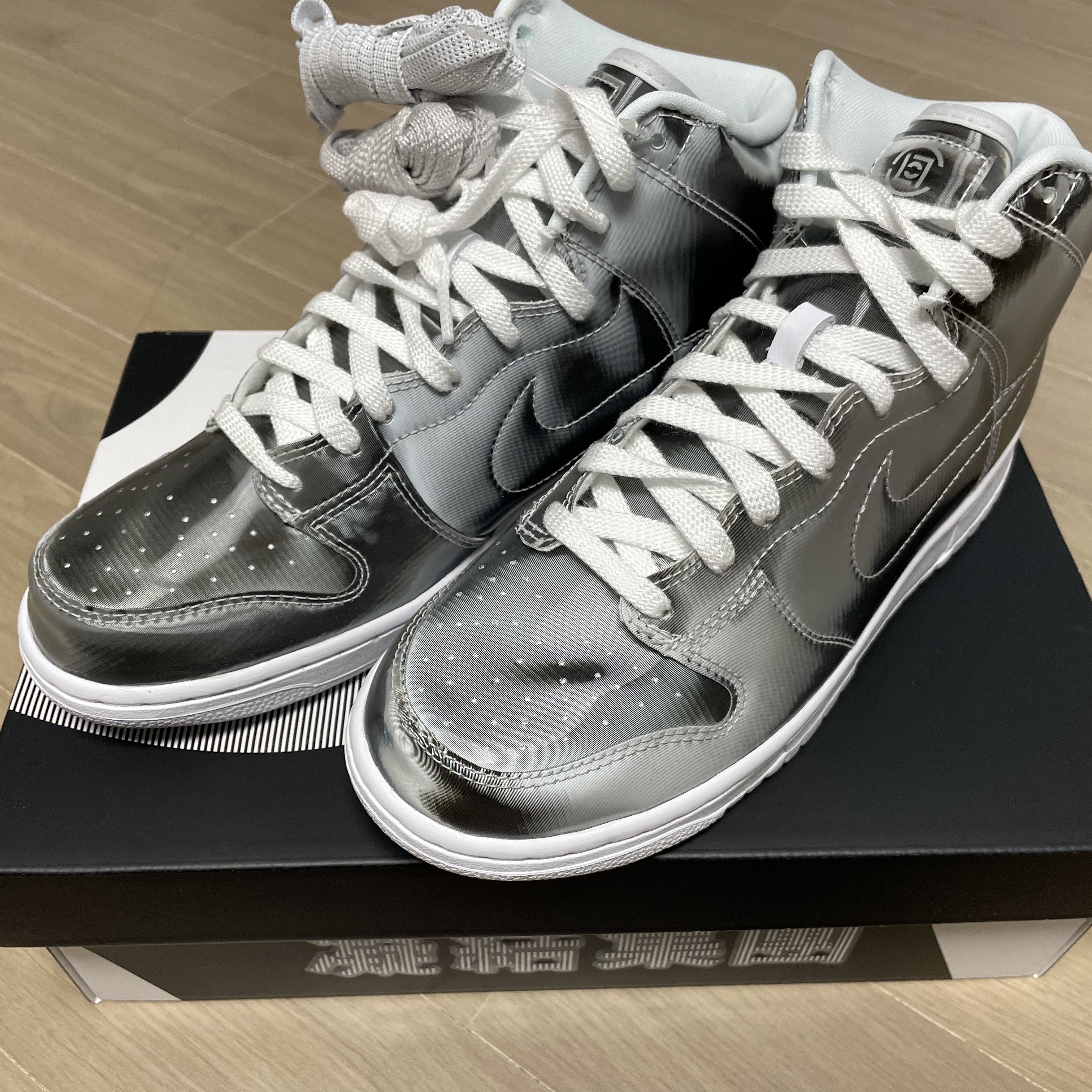 Nike x Clot Dunk High Flux 착용 스타일 - 1