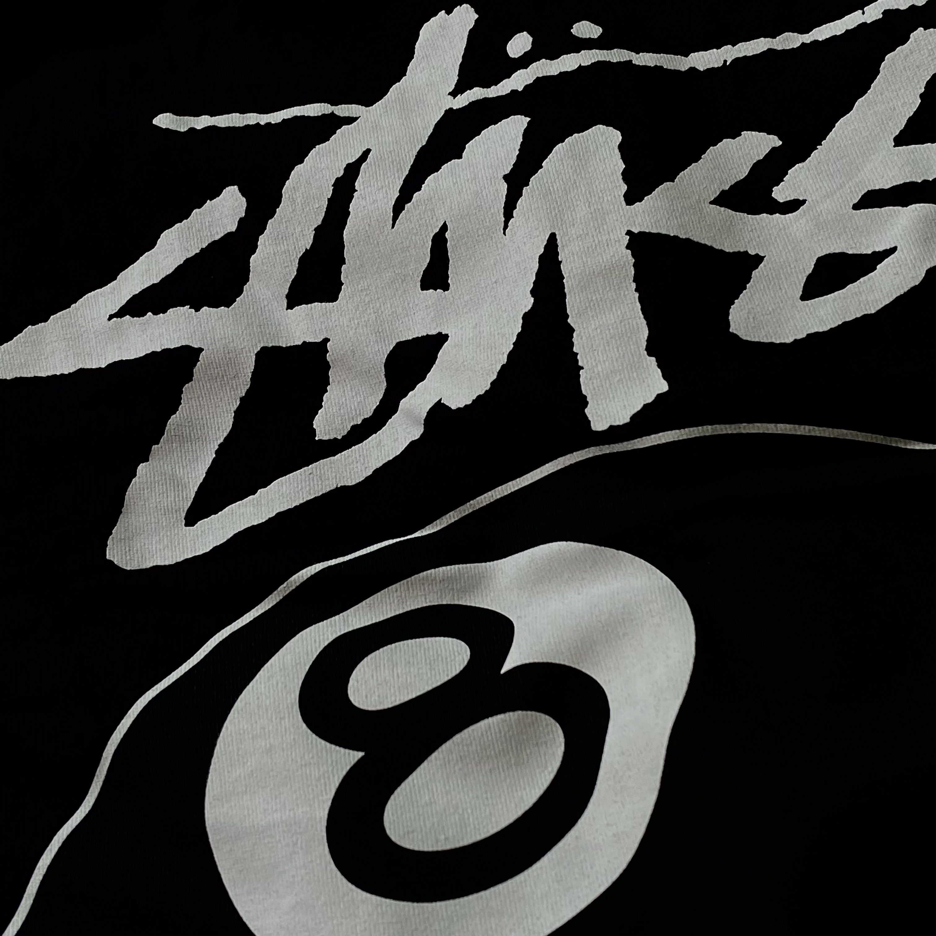 Stussy 8 Ball T-Shirt Black - 22SS 착용 스타일