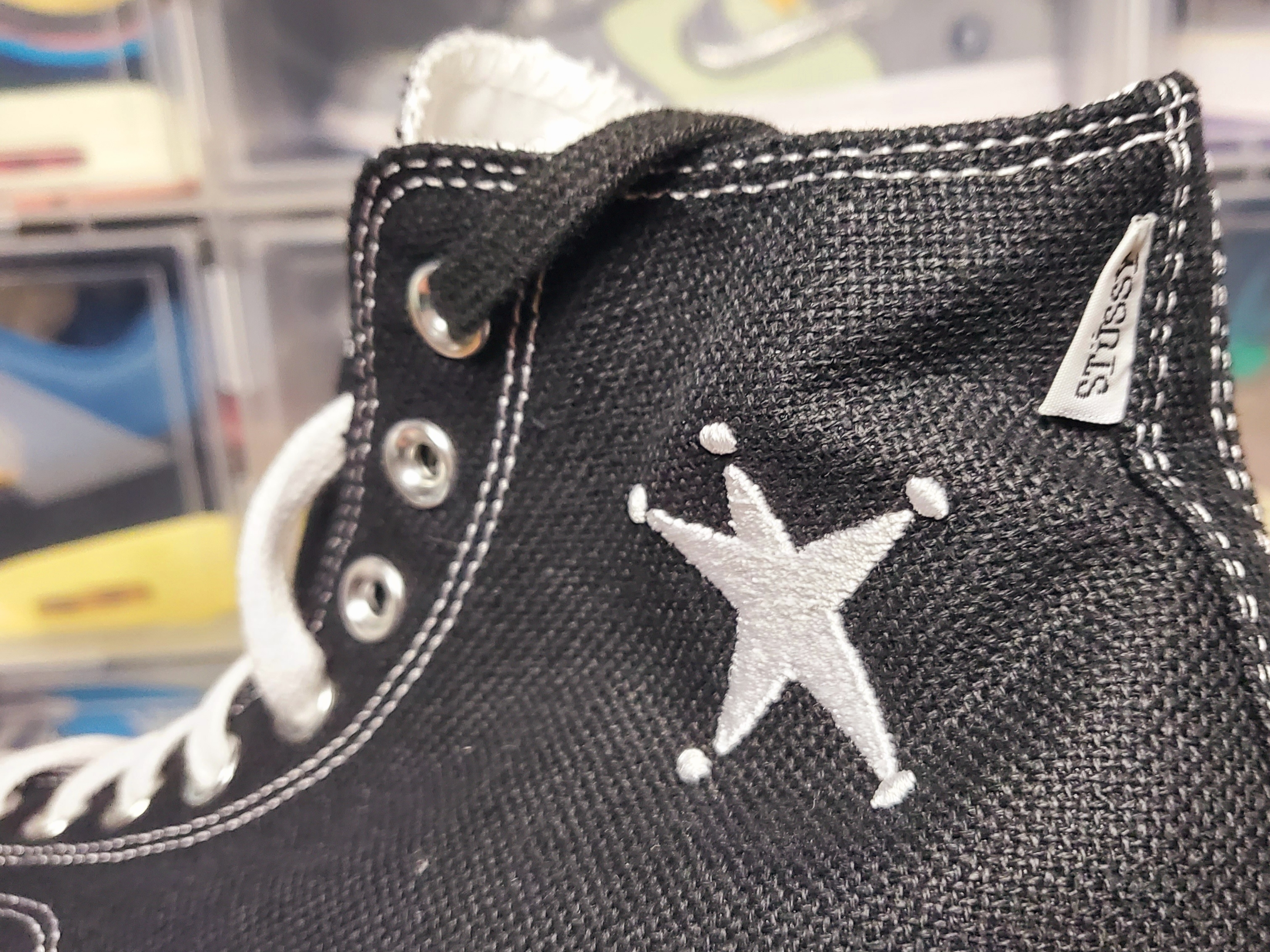 Converse x Stussy Chuck 70 High Black 착용 스타일 - 4
