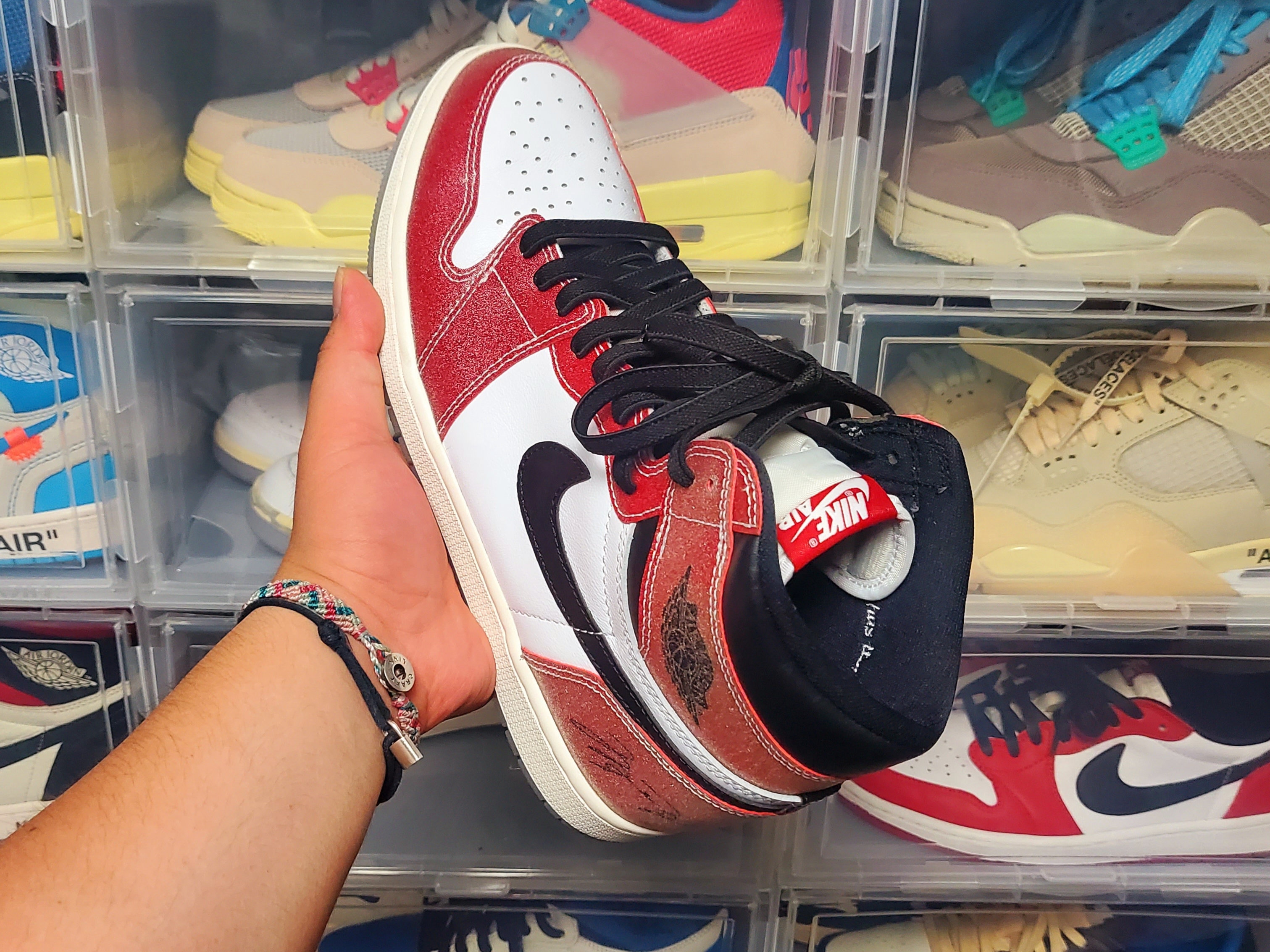 Jordan 1 x Trophy Room Retro High OG SP Chicago 착용 스타일 - 3