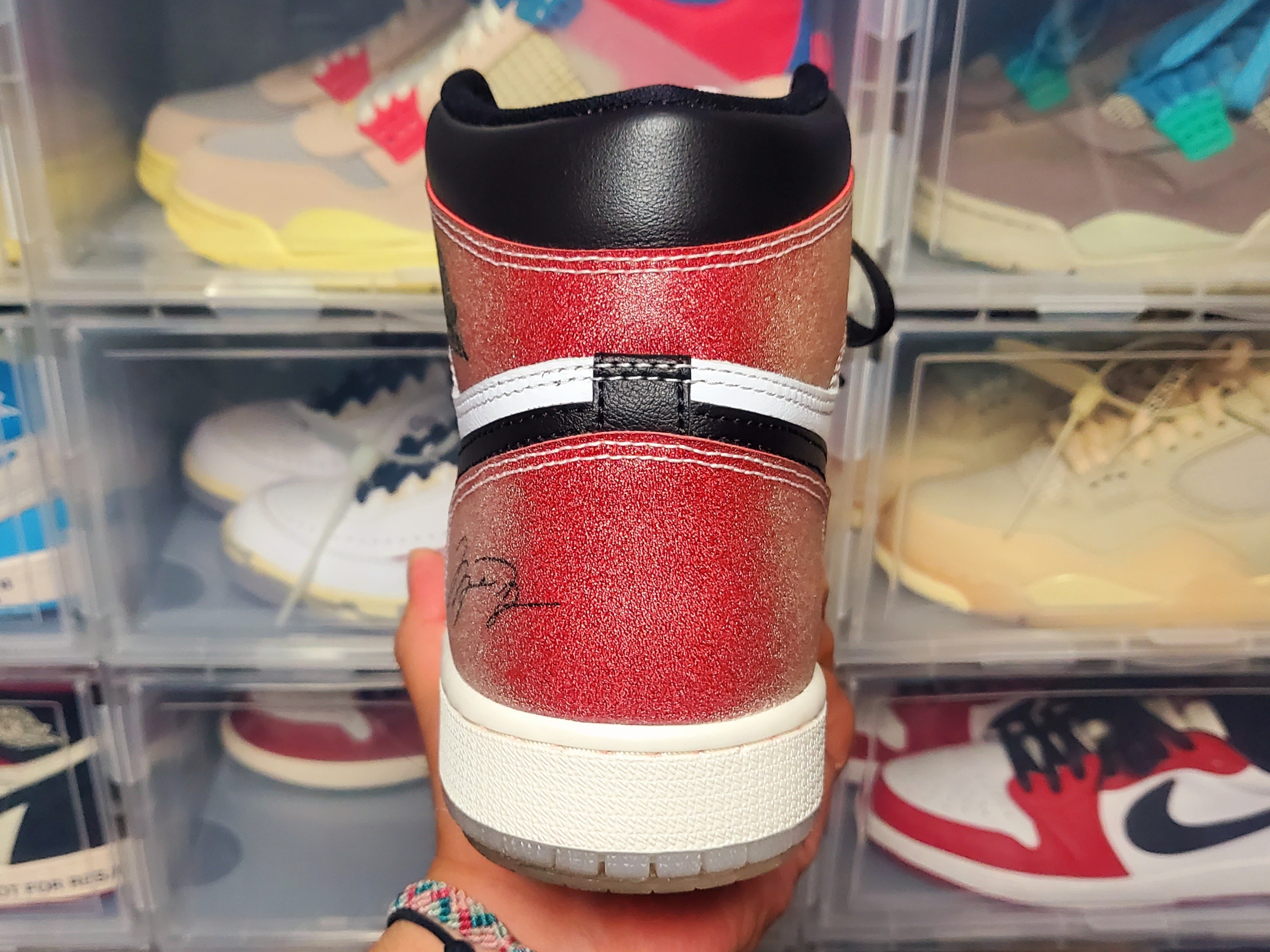 Jordan 1 x Trophy Room Retro High OG SP Chicago 착용 스타일 - 5