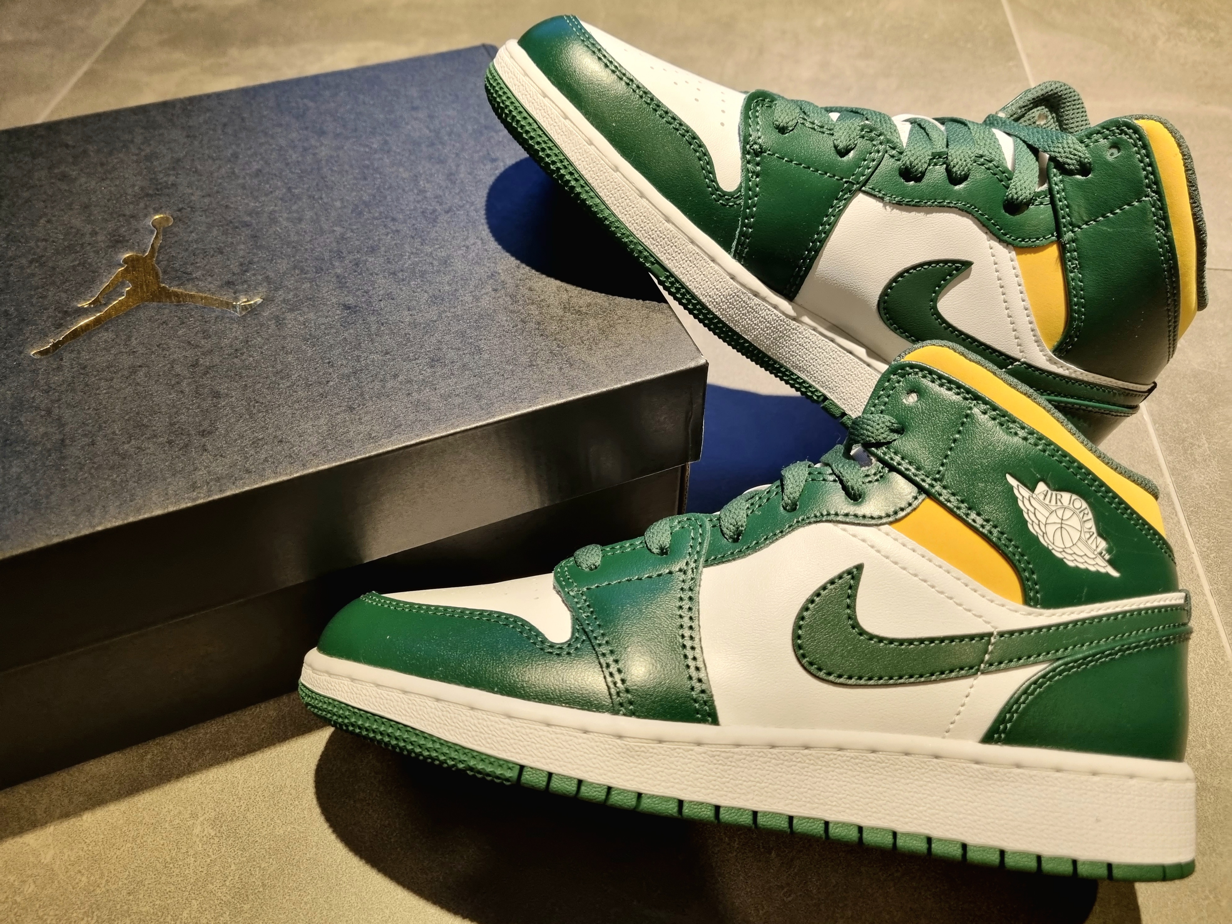 (GS) Jordan 1 Mid Sonics 2021 착용 스타일 - 4