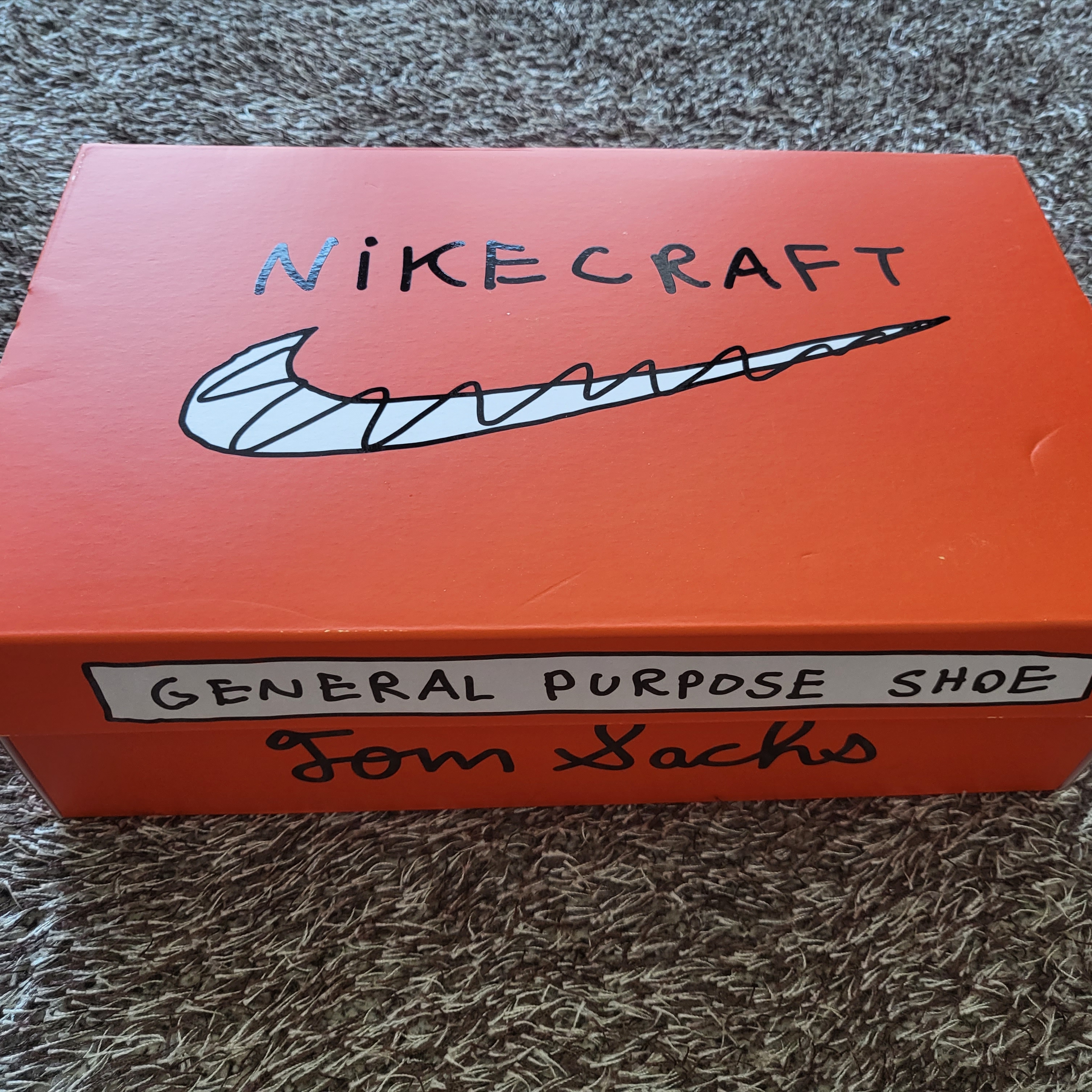 Nike x Tom Sachs General Purpose Shoe Light Cream, Nike Killshot OG Sail Gym Red 착용 스타일 - 2