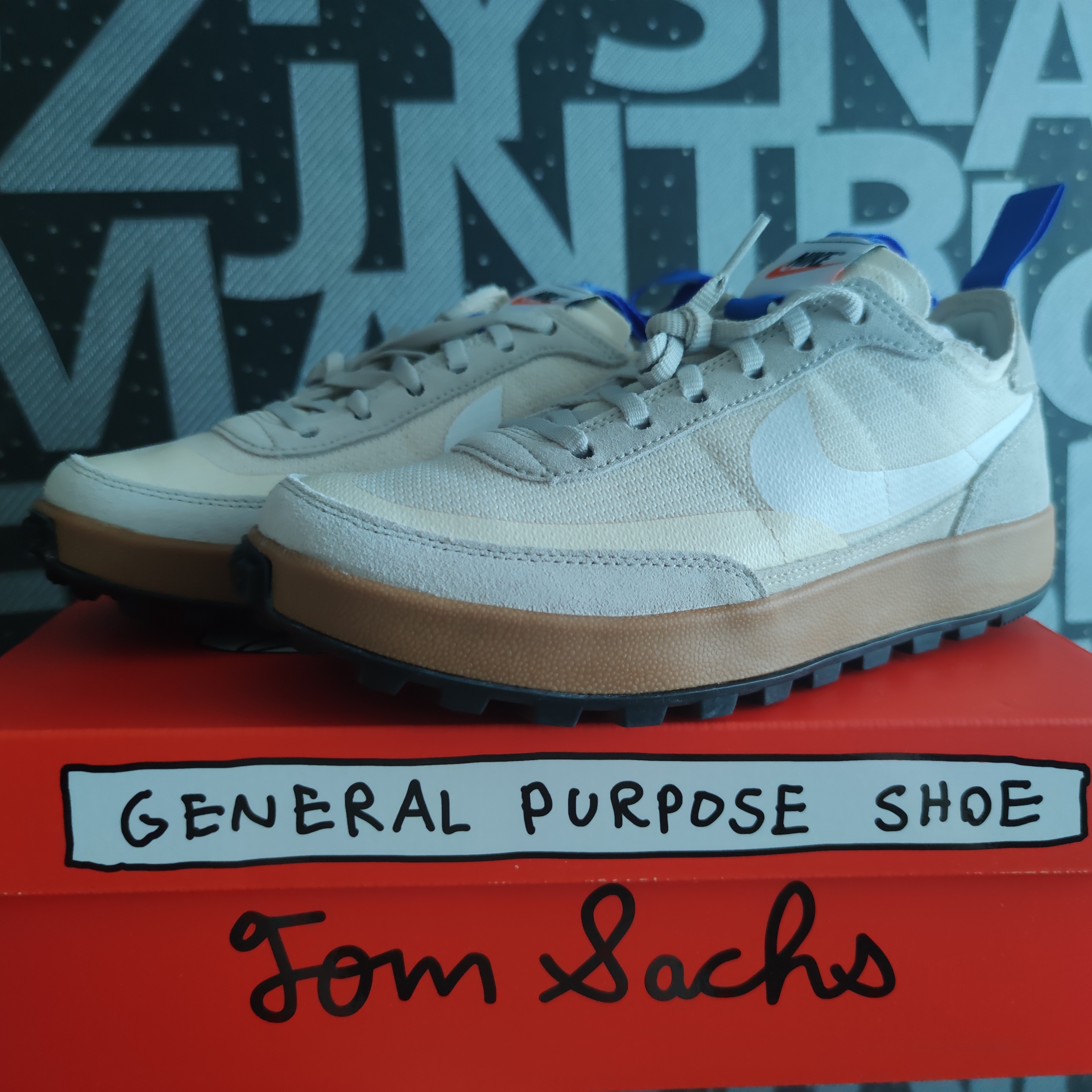 Nike x Tom Sachs General Purpose Shoe Light Cream 착용 스타일 - 1