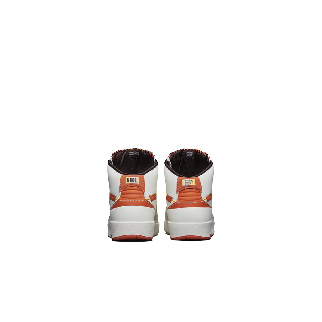 (TD) 조던 2 x 메종 샤또 루즈 레트로 SP 오렌지 앤 세일((TD) Jordan 2 x Maison Chateau Rouge Retro SP Orange and Sail) - 3