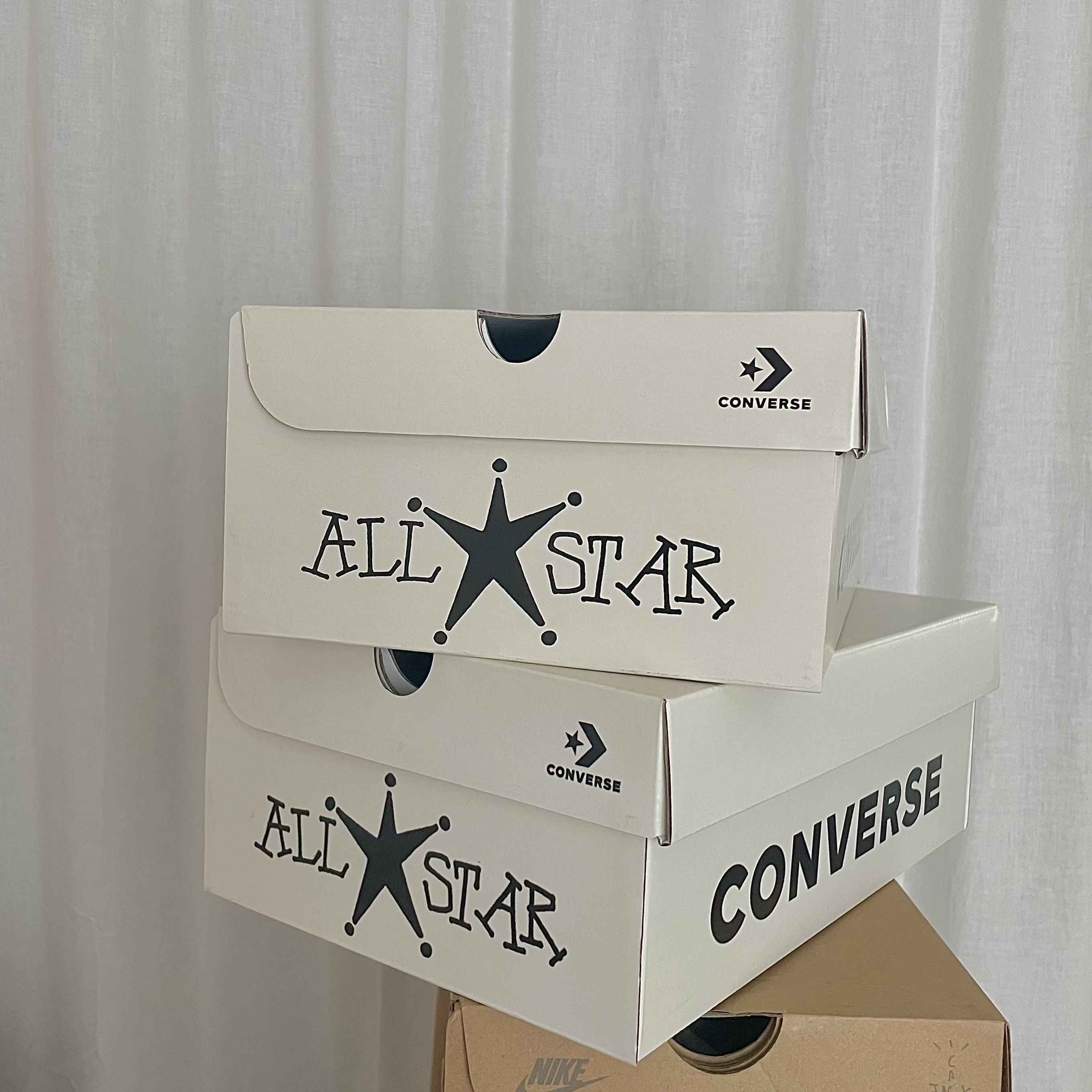 Converse x Stussy One Star Ox Black, Converse x Stussy Chuck 70 High Black 착용 스타일 - 1