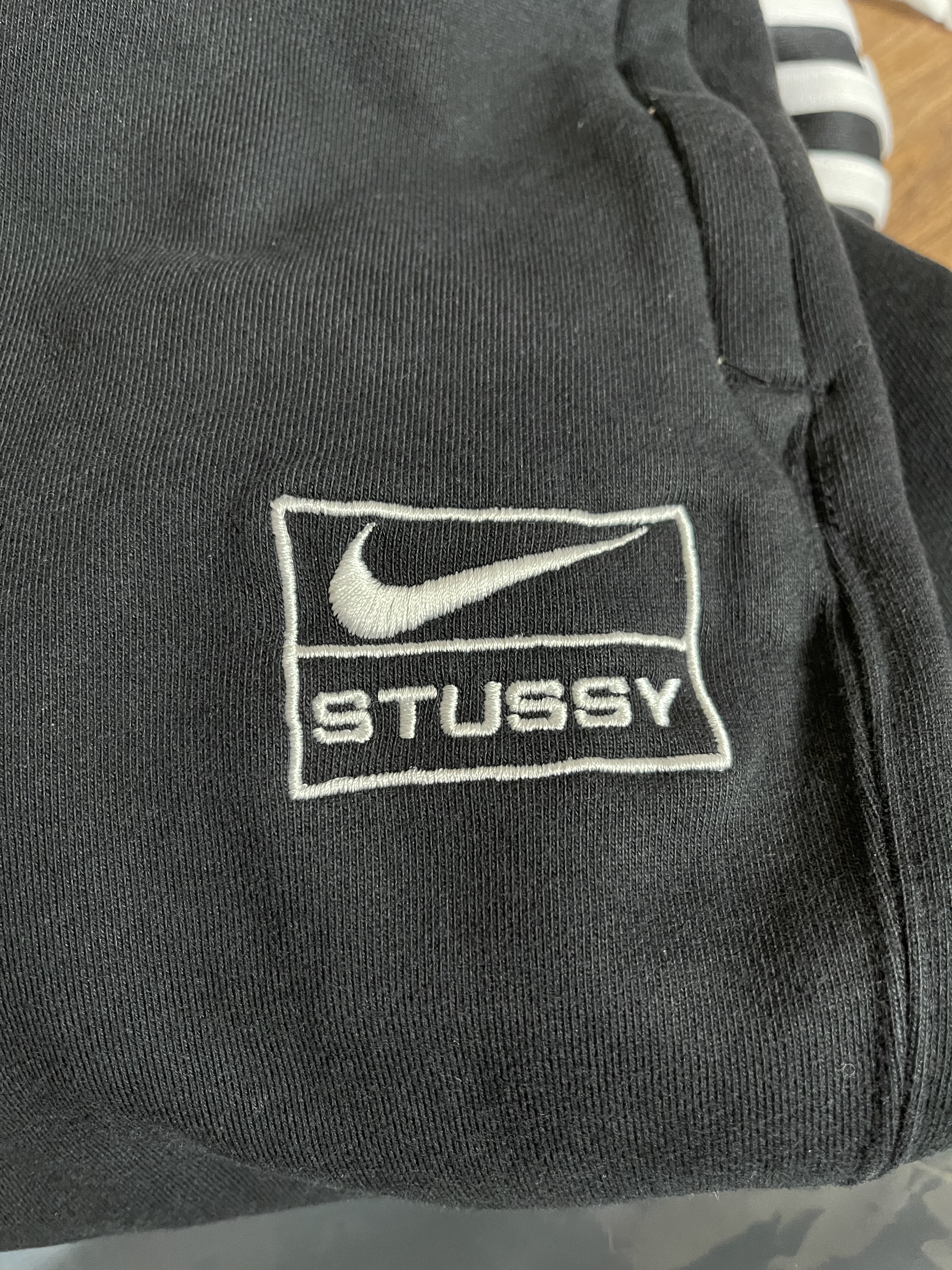 Nike x Stussy NRG RA Washed Fleece Pants Black (DN4030-010) 착용 스타일 - 3