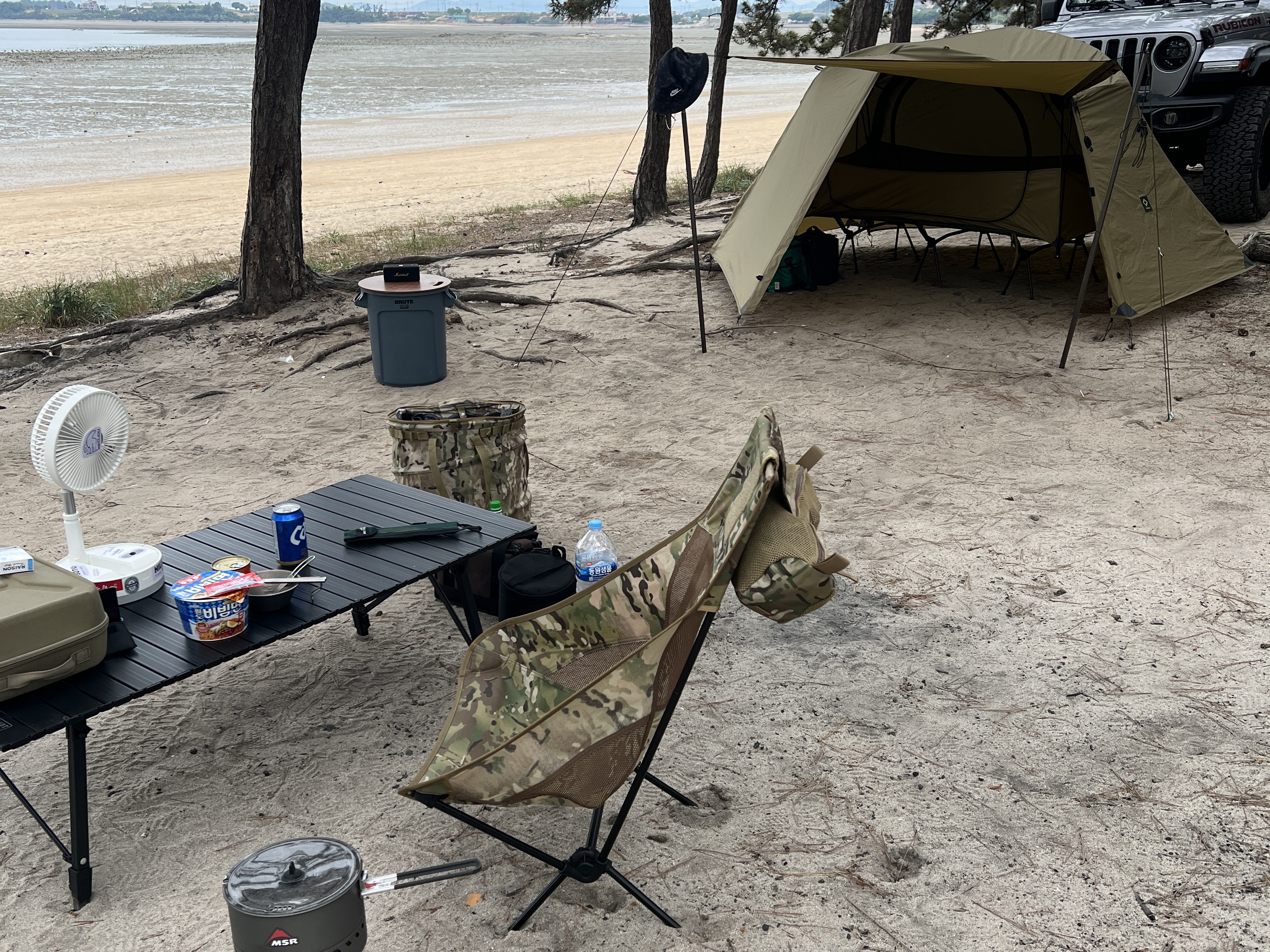Helinox Chair Two Multicam, Helinox Tactical Cot Tent Solo Inner Tent Coyote Tan Mesh (With Tactical Cot Tent Solo Fly) 착용 스타일