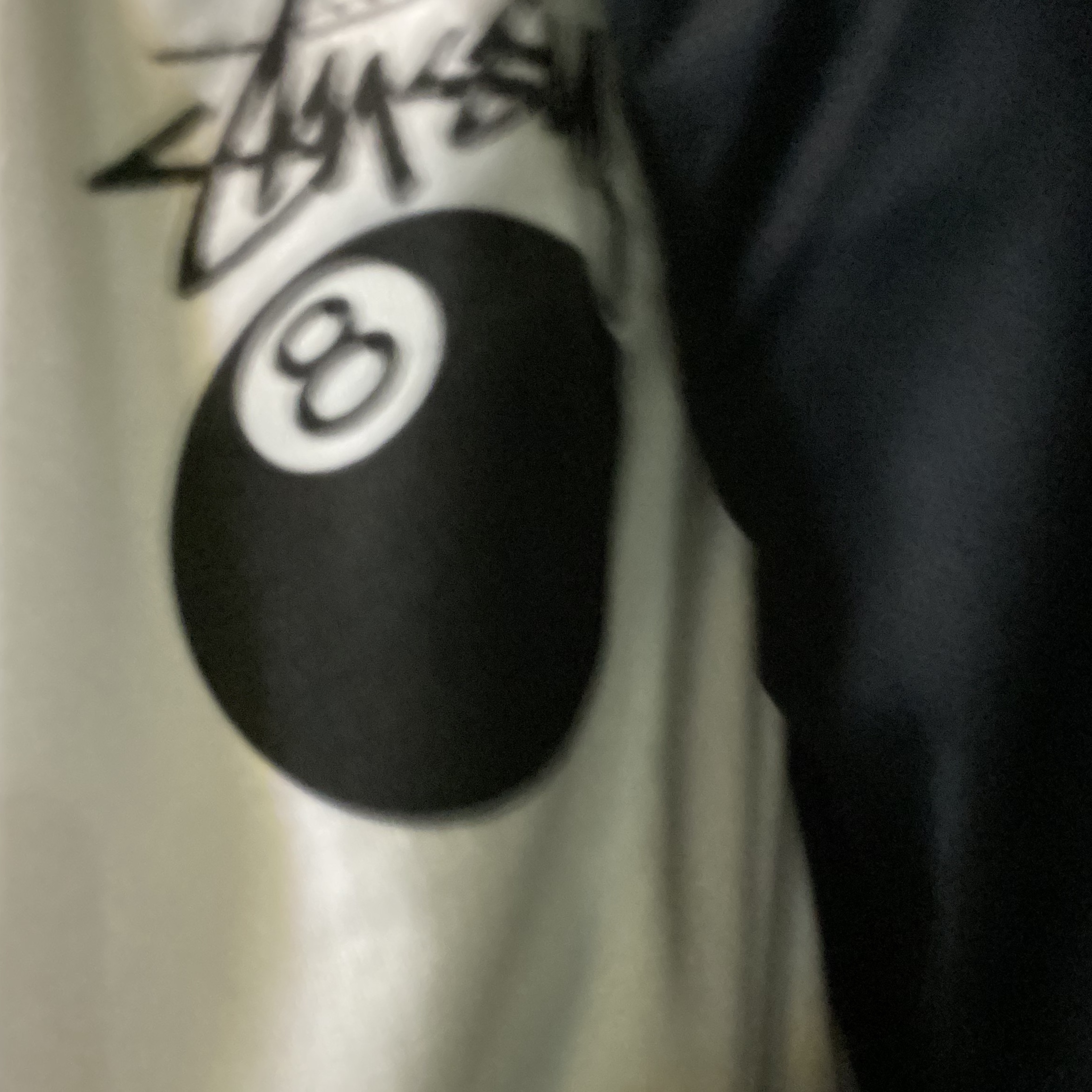 Stussy 8 Ball T-Shirt White - 22SS 착용 스타일