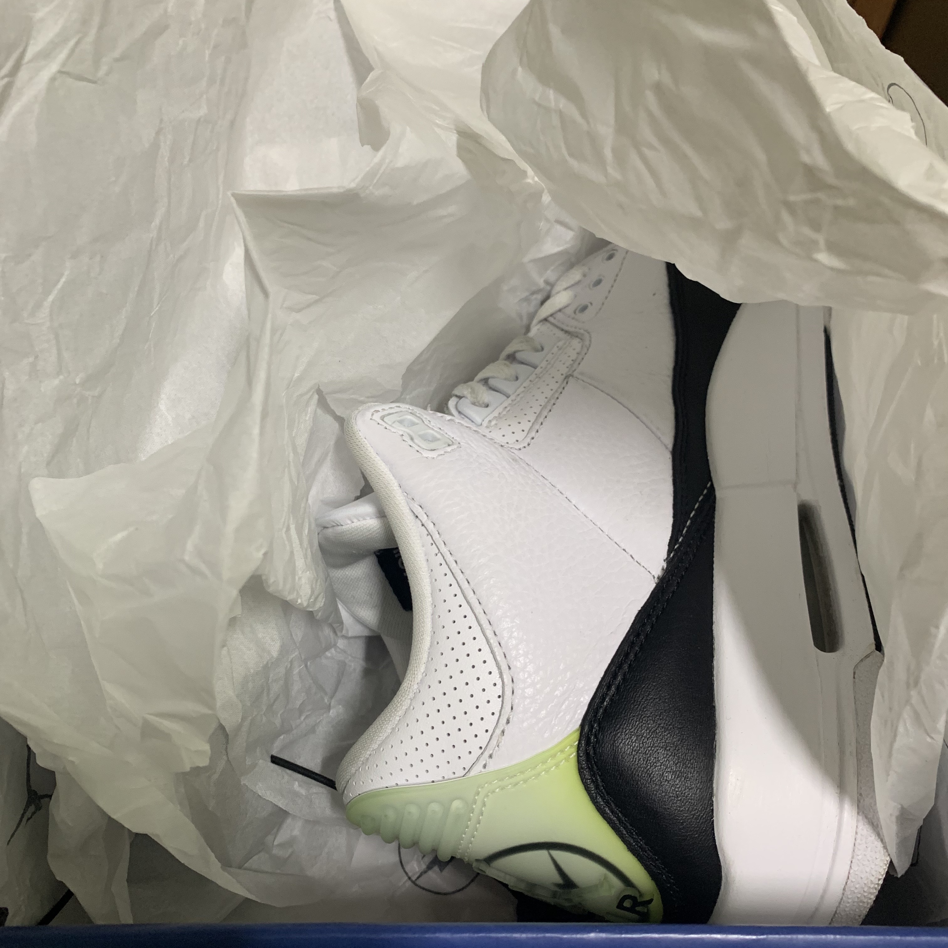 Jordan 3 x Fragment Retro SP White Black 착용 스타일