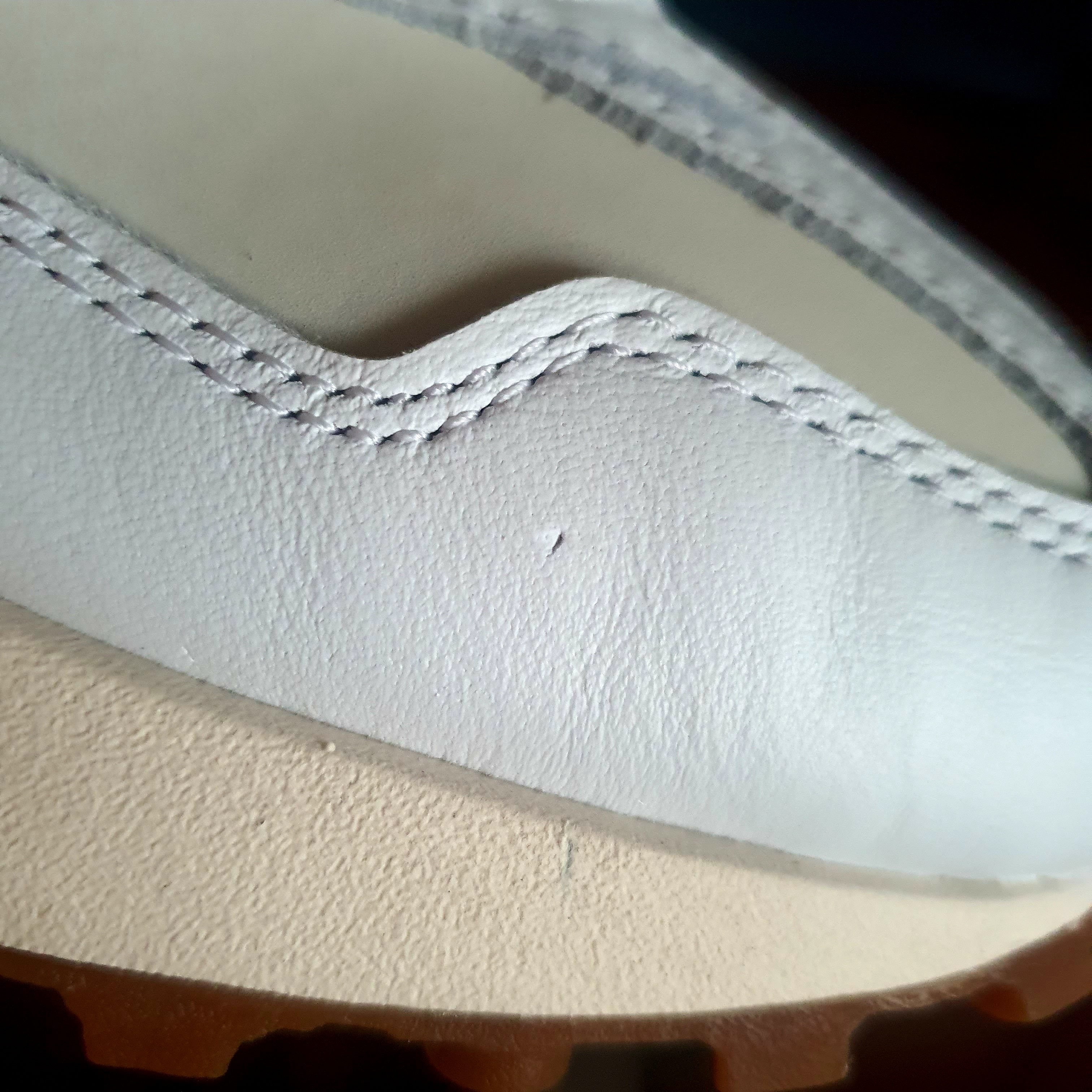 (W) New Balance 327 Leather White Moonbeam 착용 스타일 - 2