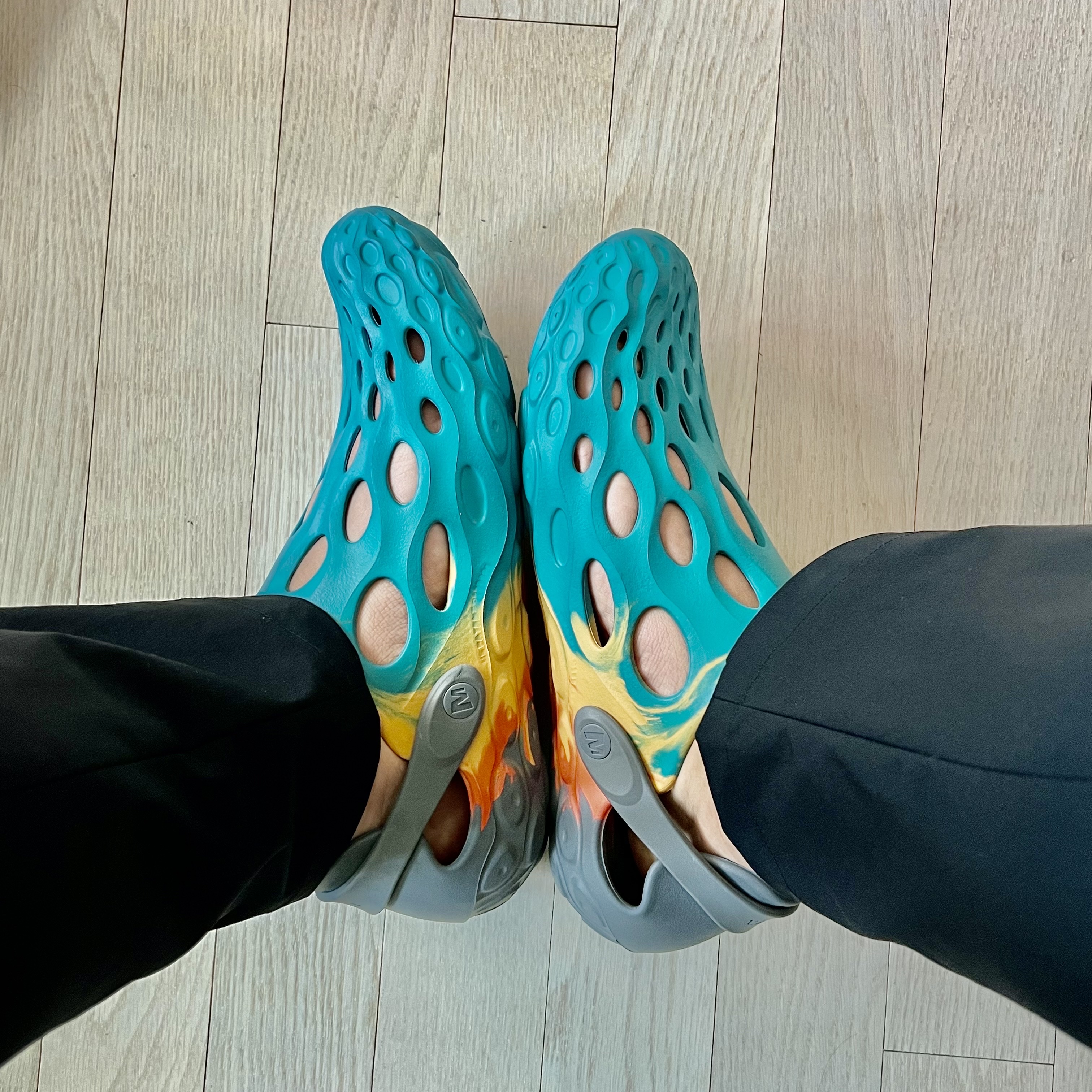Merrell Hydro Moc Boulder, Merrell Hydro Moc Olive 착용 스타일 - 5