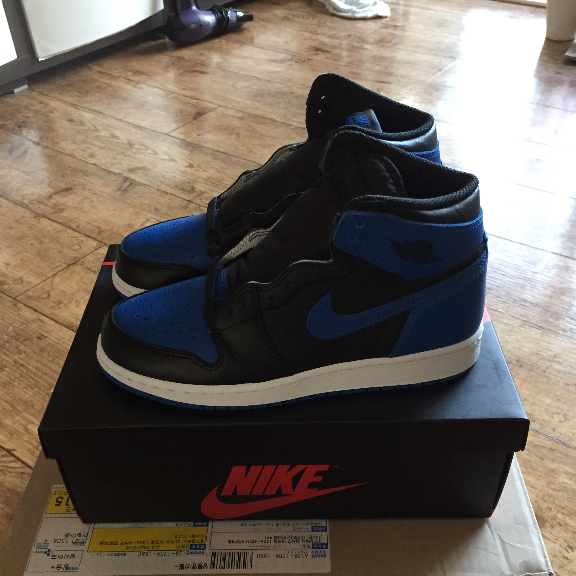 (GS) Jordan 1 Retro Royal 2017 착용 스타일