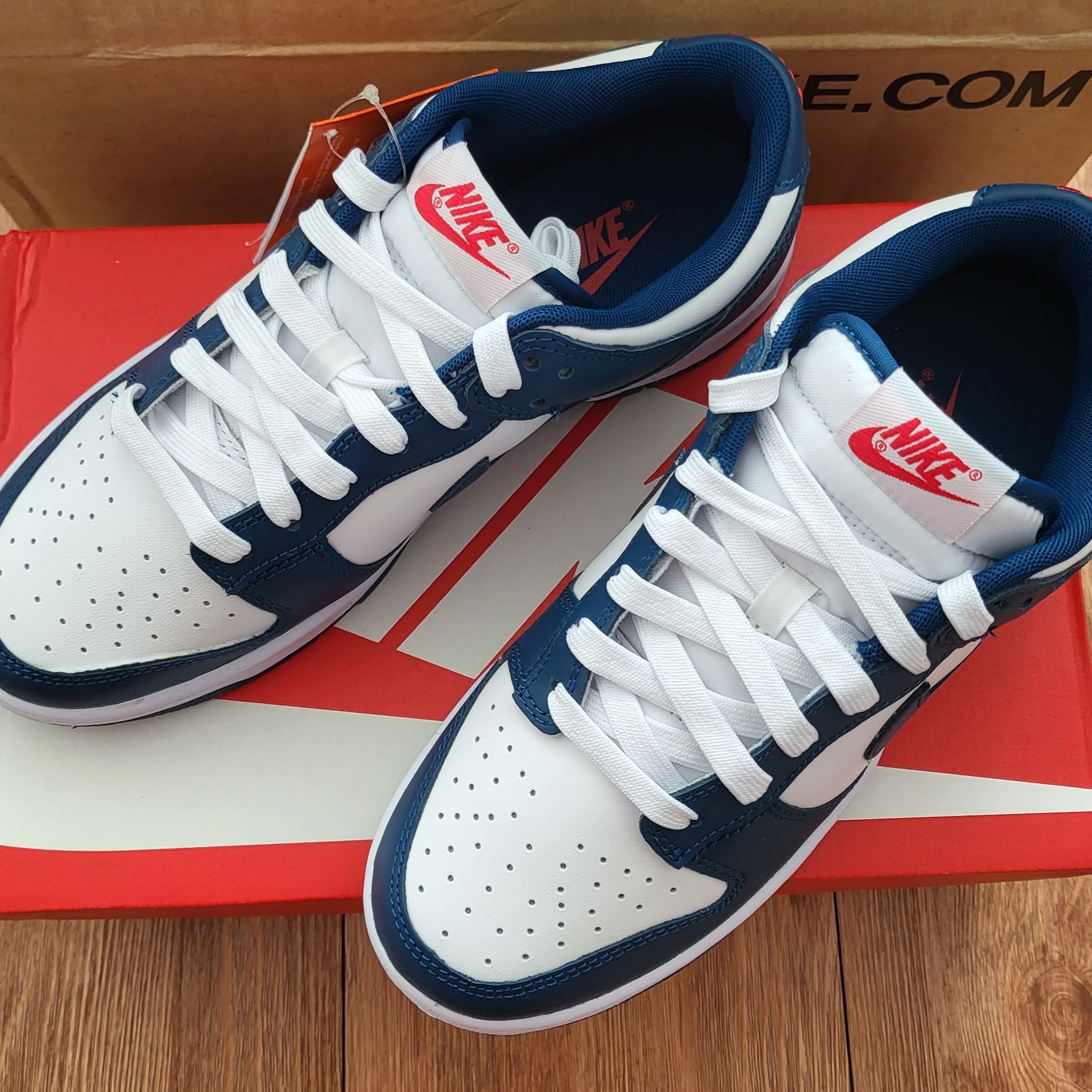 Nike Dunk Low Retro Valerian Blue 착용 스타일 - 4