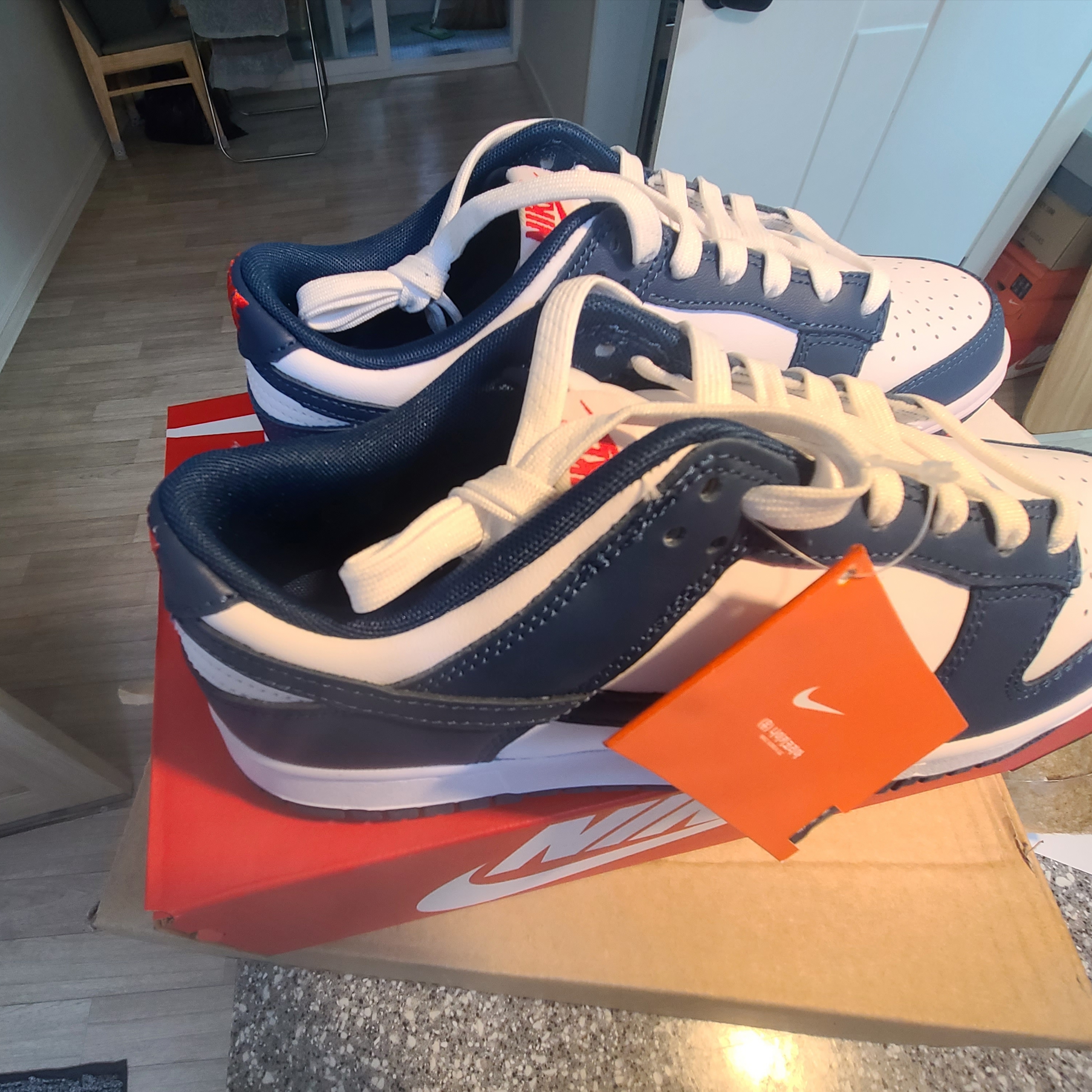 Nike Dunk Low Retro Valerian Blue 착용 스타일 - 1