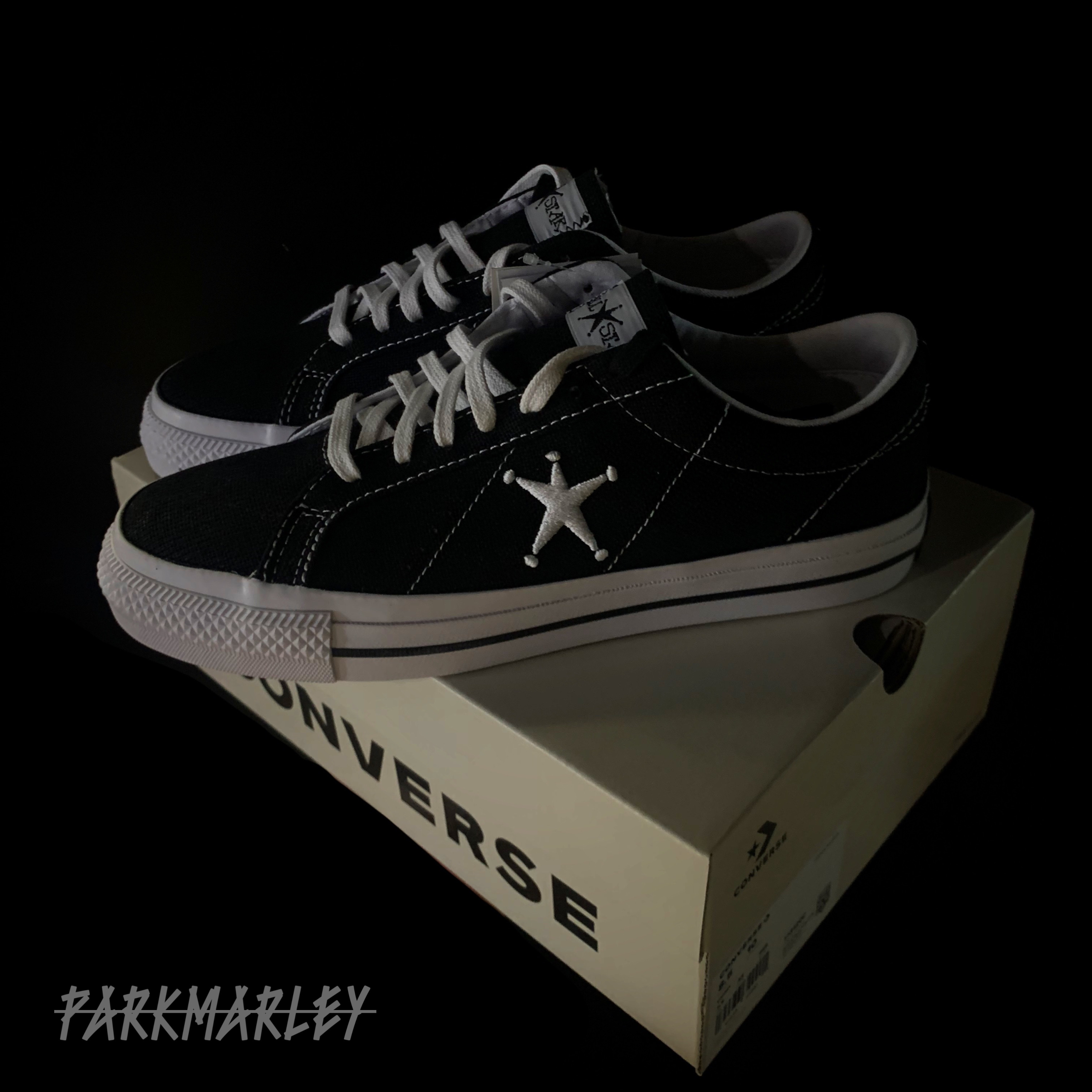 Converse x Stussy One Star Ox Black 착용 스타일 - 3