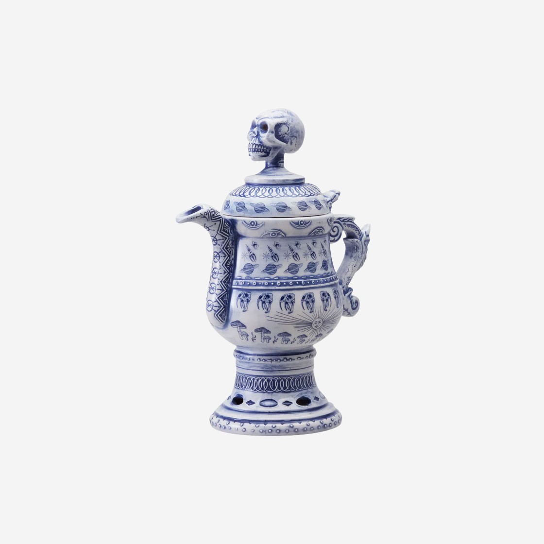 Neighborhood x Dr. Woo Meet Skull Head Incense Chamber Blue 상세 이미지 1