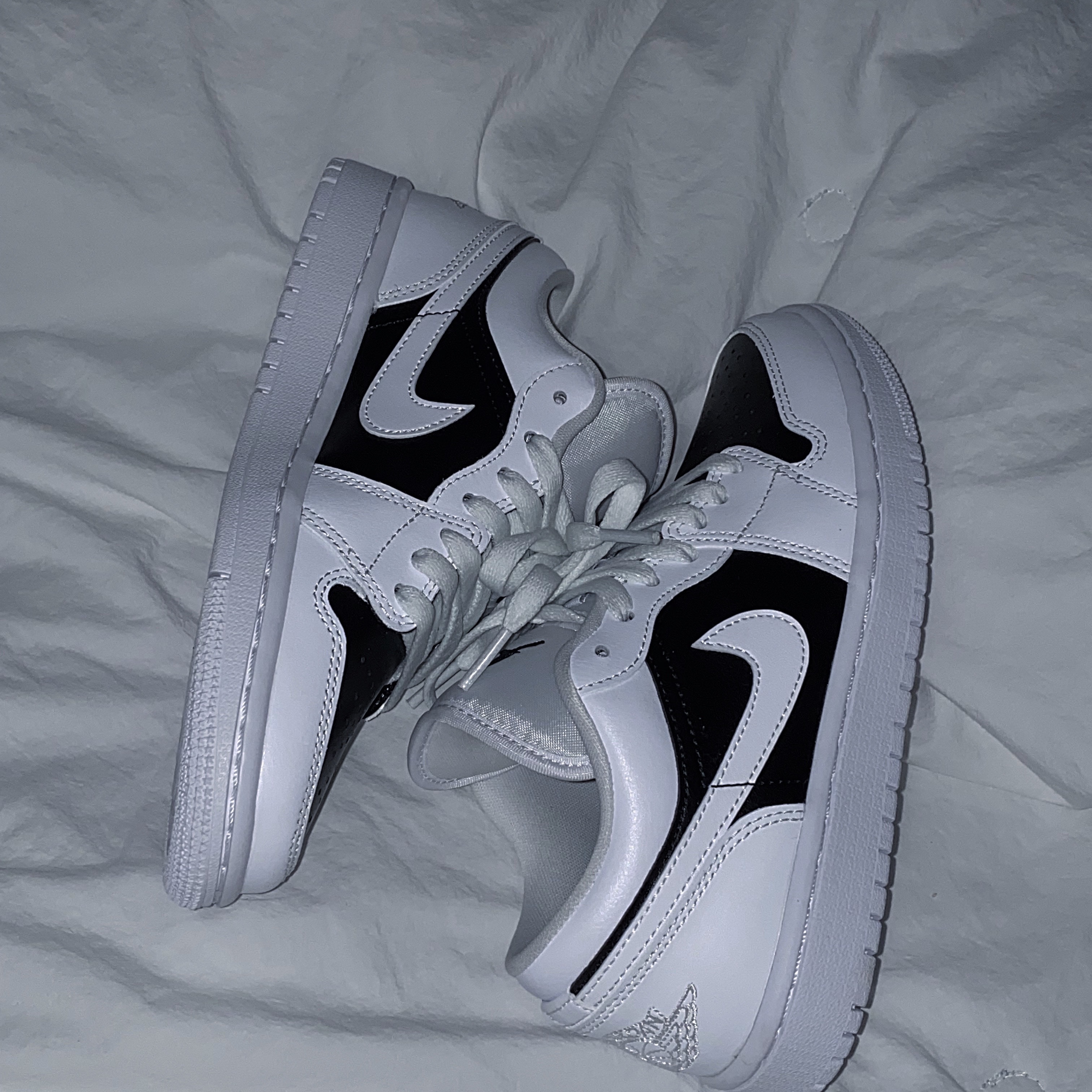 (W) Jordan 1 Low Panda 착용 스타일 - 1