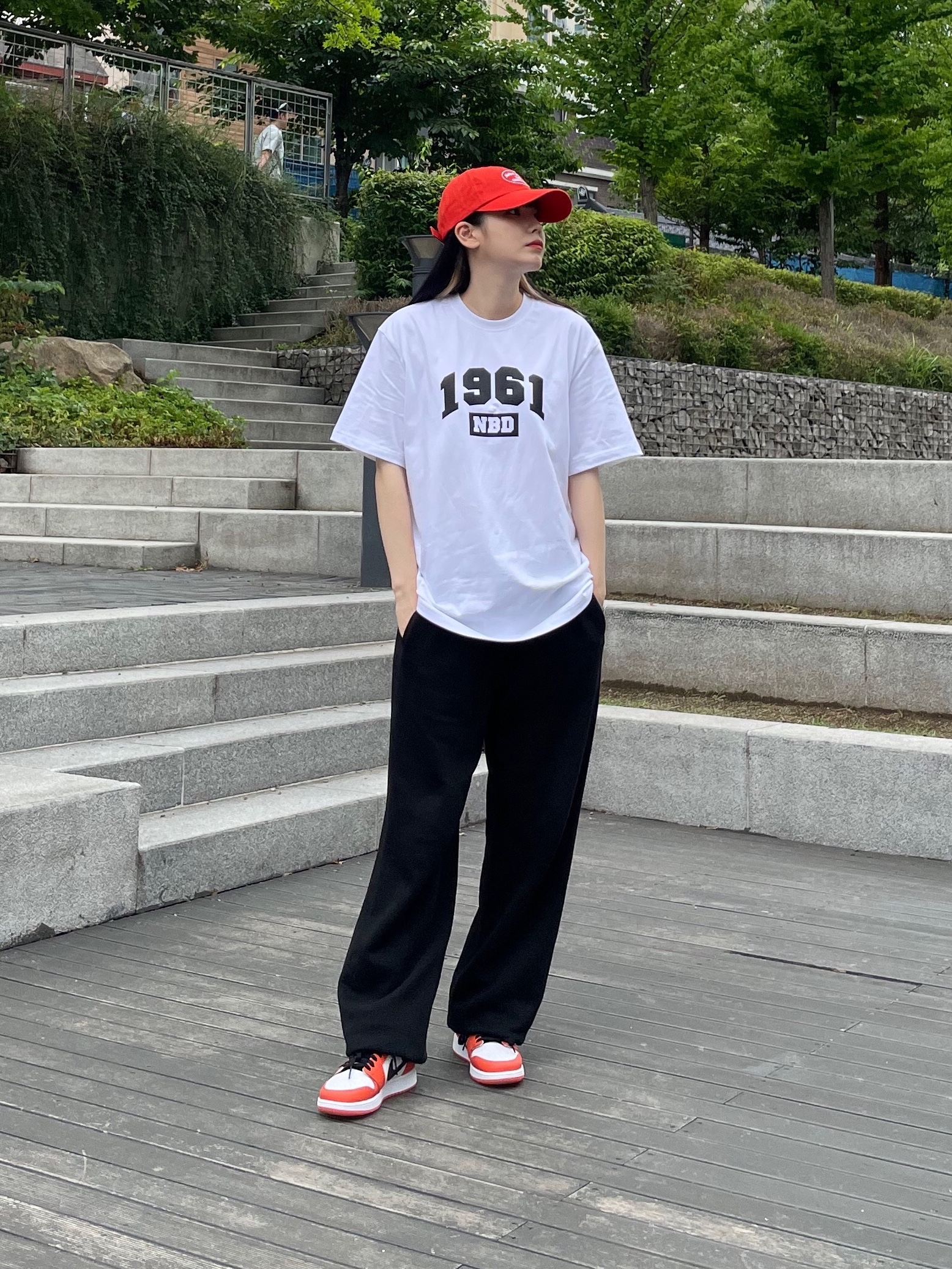 Jordan 1 Low OG Starfish, (W) Jordan 1 Low OG Starfish 착용 스타일 - 1