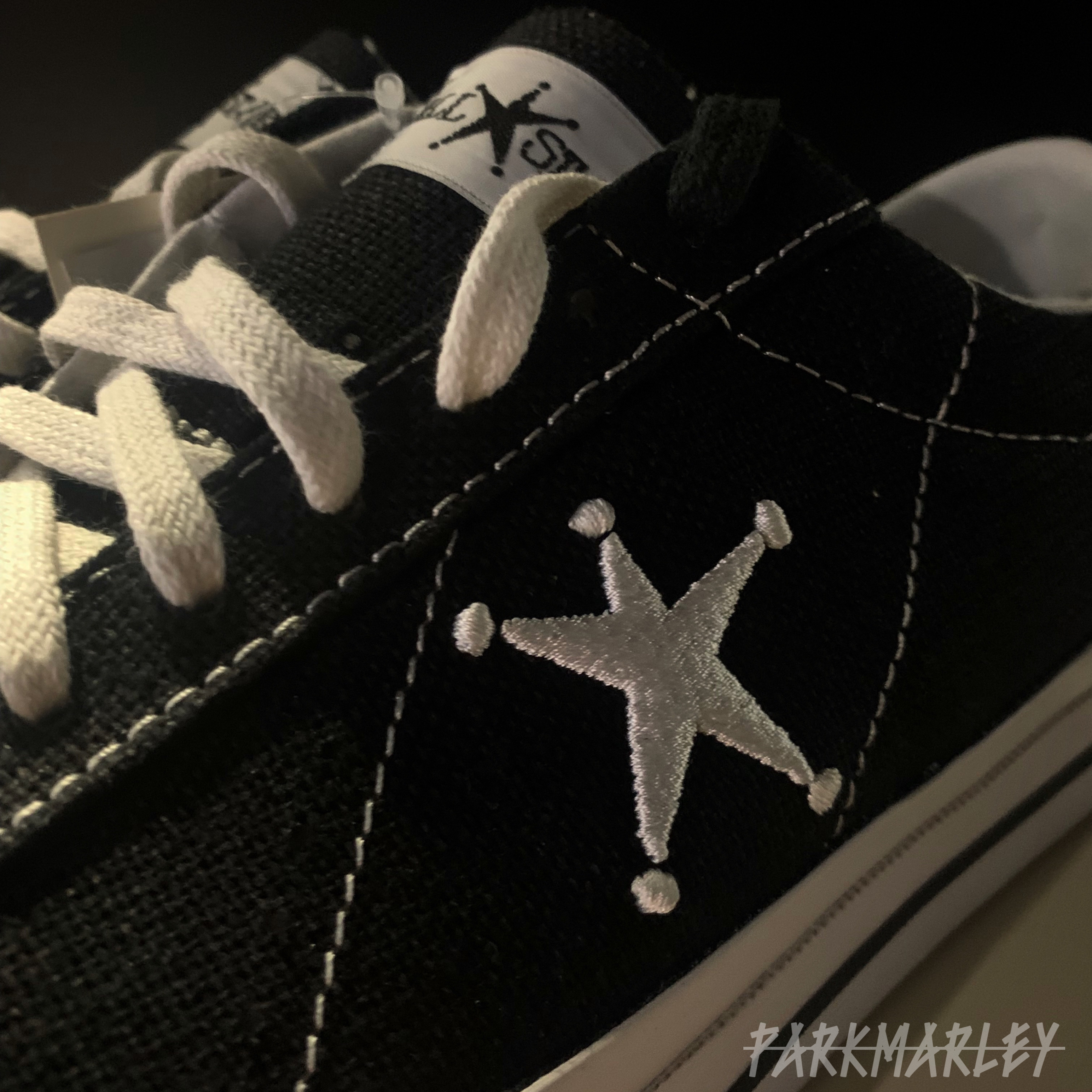 Converse x Stussy One Star Ox Black 착용 스타일 - 2