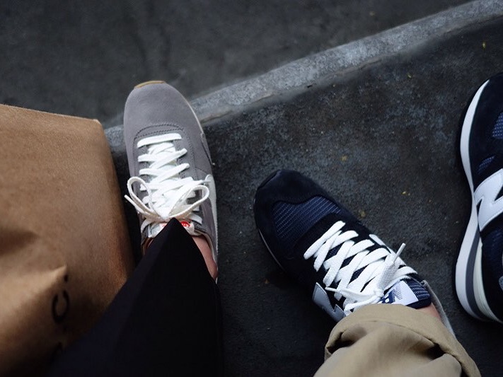 New Balance 990 Made in USA Navy 30th Anniversary 착용 스타일
