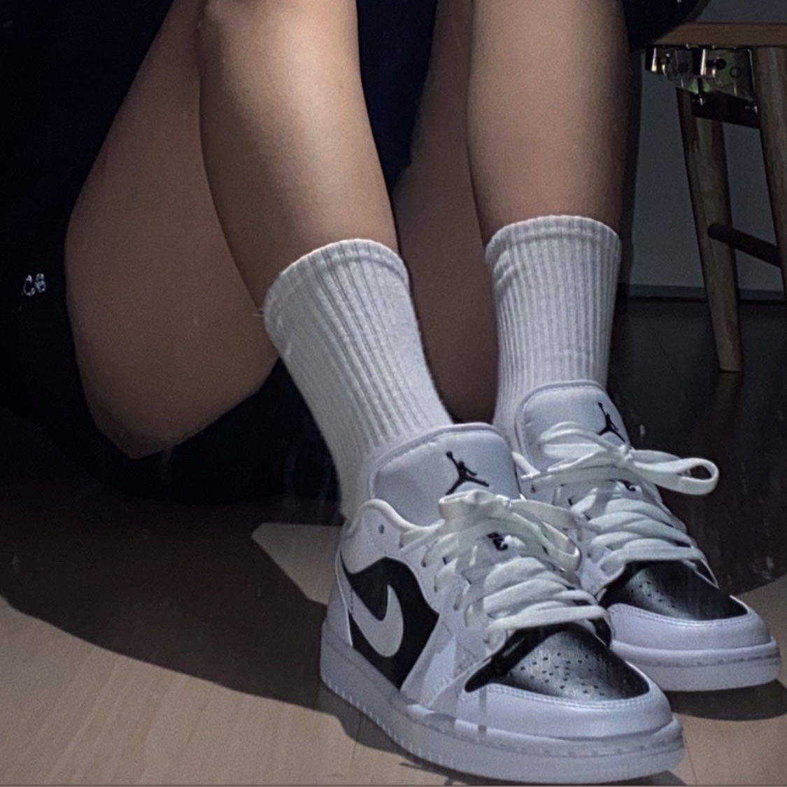 (W) Jordan 1 Low Panda 착용 스타일 - 2
