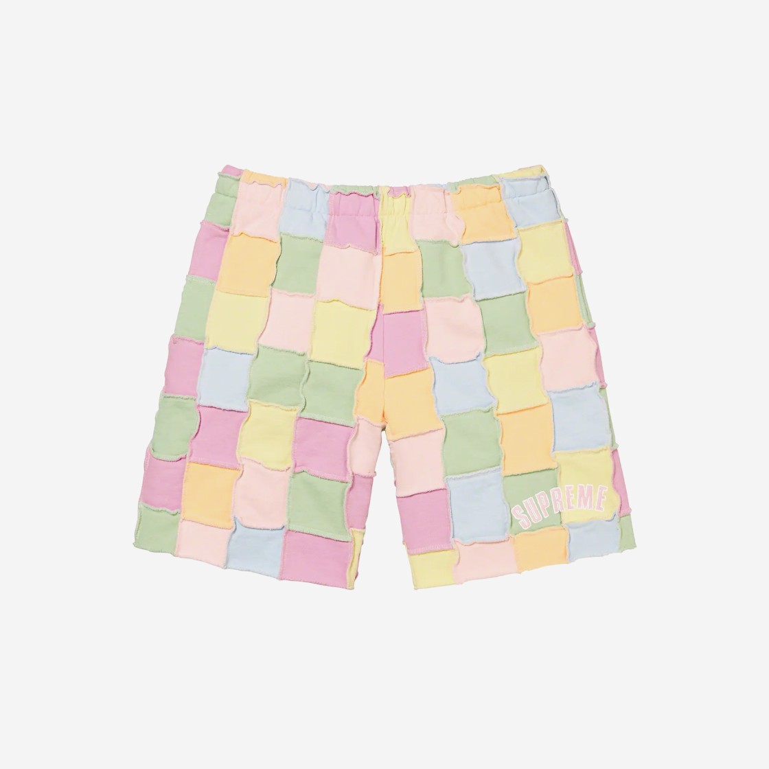 Supreme Reverse Patchwork Sweatshorts Multi-Color - 22SS 상세 이미지 1