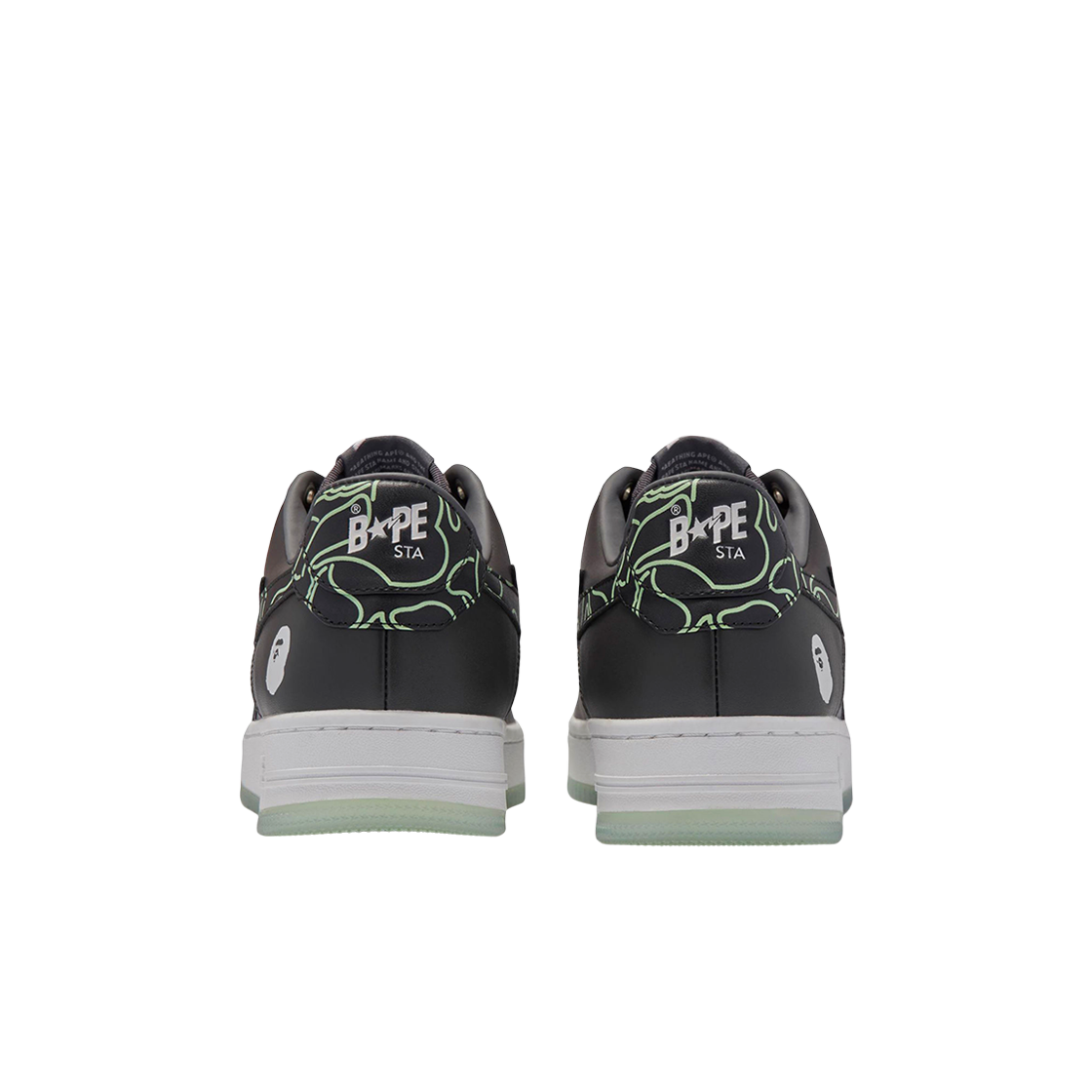 베이프 베이프 스타 로우 #1 다크 그레이(BAPE Bape Sta Low #1 Dark Grey) - 2