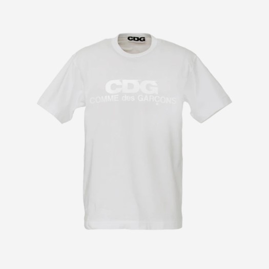 CDG 모노크롬 티셔츠 화이트